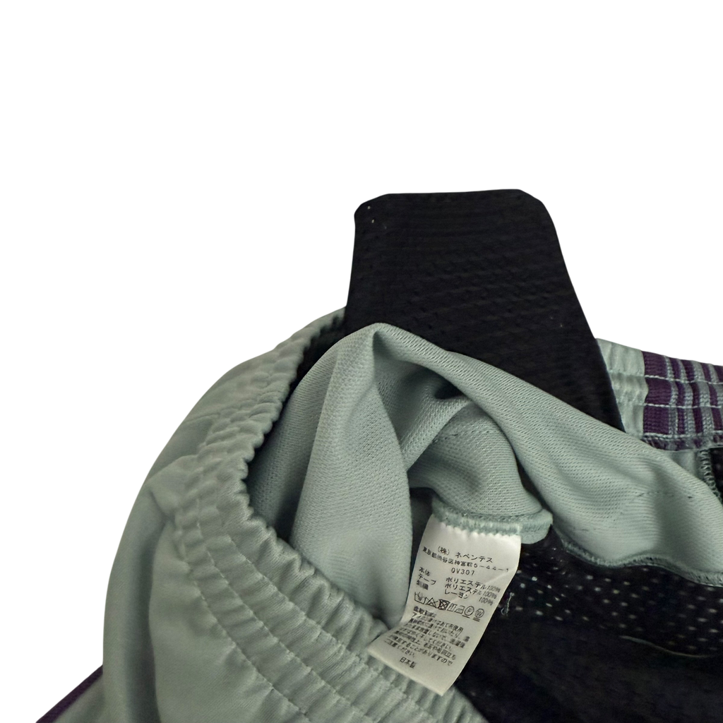 Needles Poly Smooth Track Pants Baby Blue/ Purple (Size M)