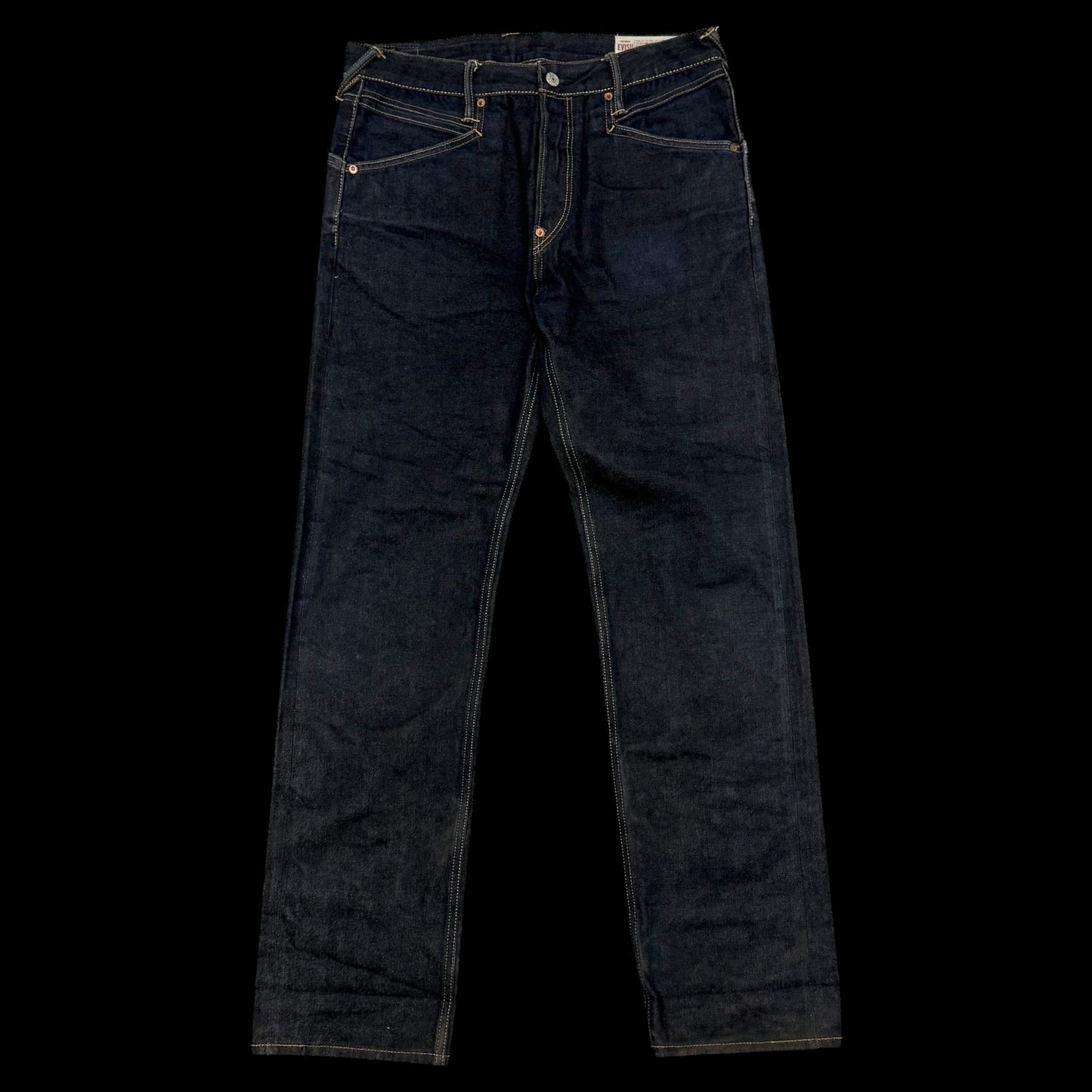 Evisu Pixel Diacock Logo Jeans (Size 31”)