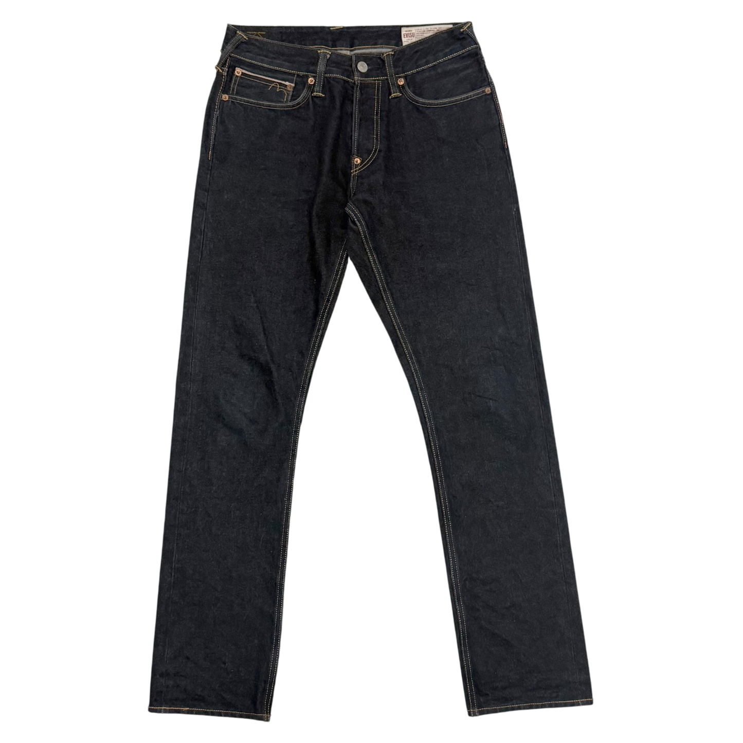 Evisu White Print Daicock Jeans
(Size 30”)