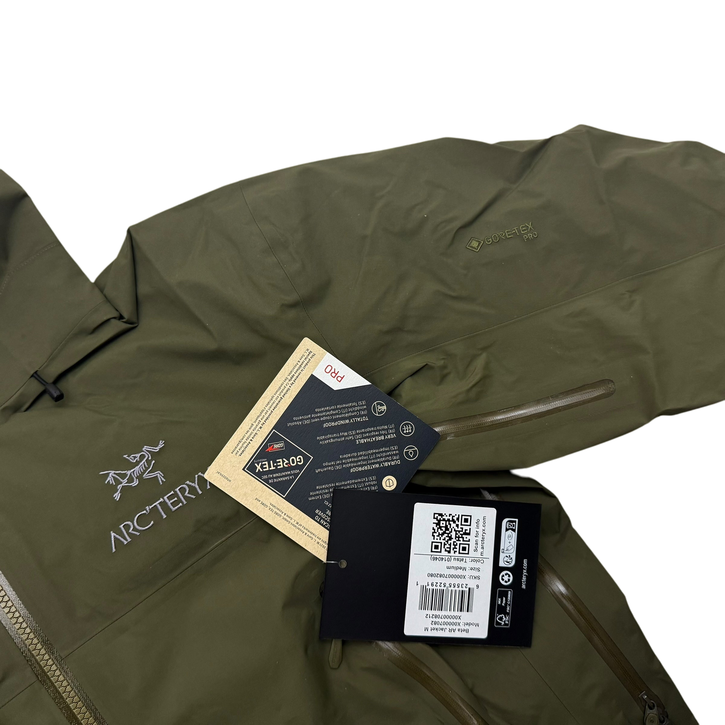 Arc'teryx Beta AR Gore-Tex Pro Jacket ‘Tatsu’ Green (Size M)