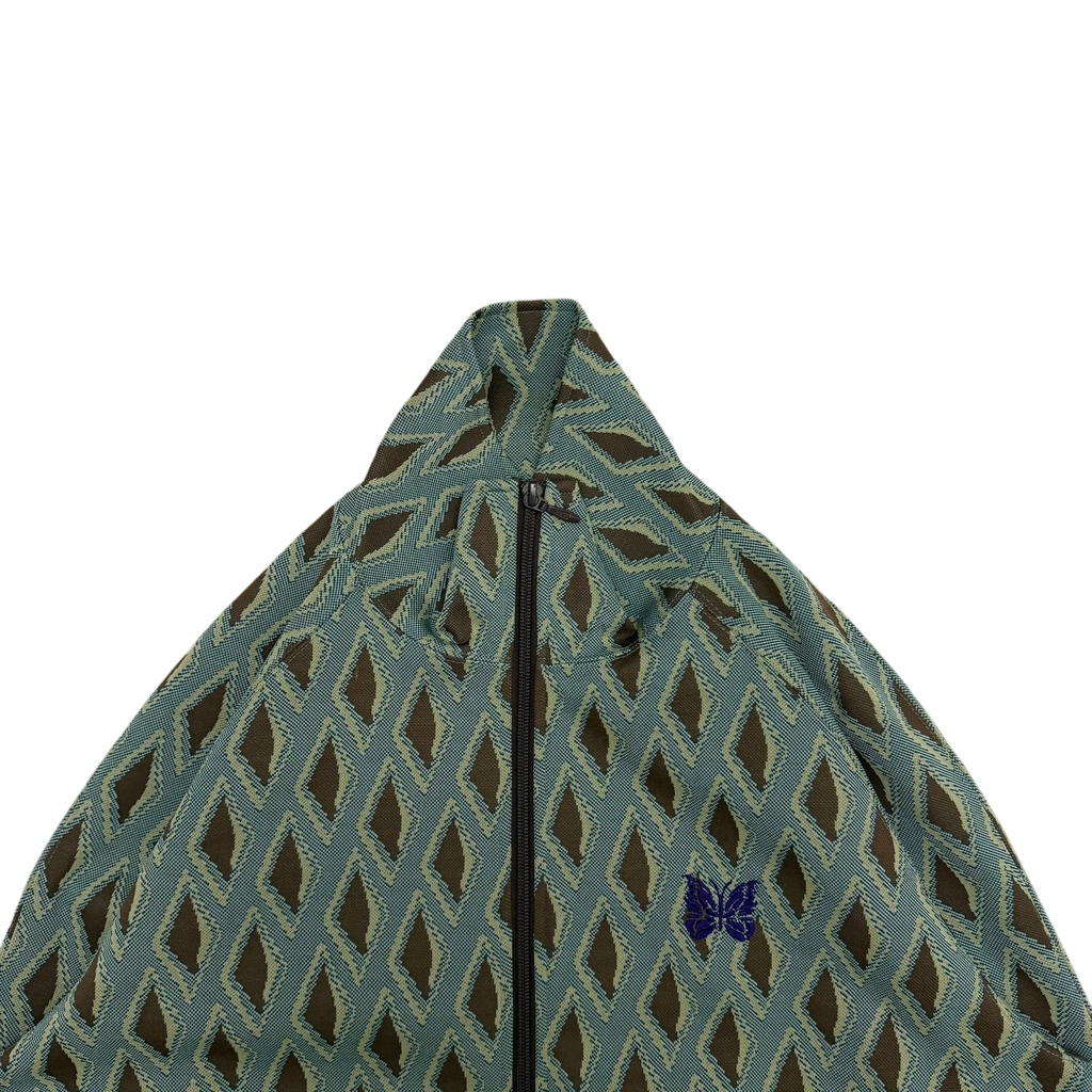 Needles Poly Jacquard Track Jacket Turquoise (Size L)