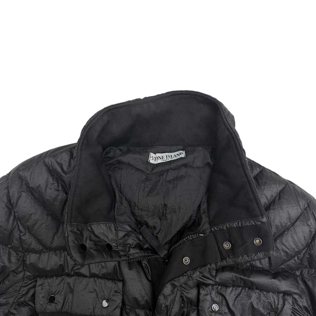 Stone Island AW11 Garment-Dyed Down Puffer Jacket Black (Size L)