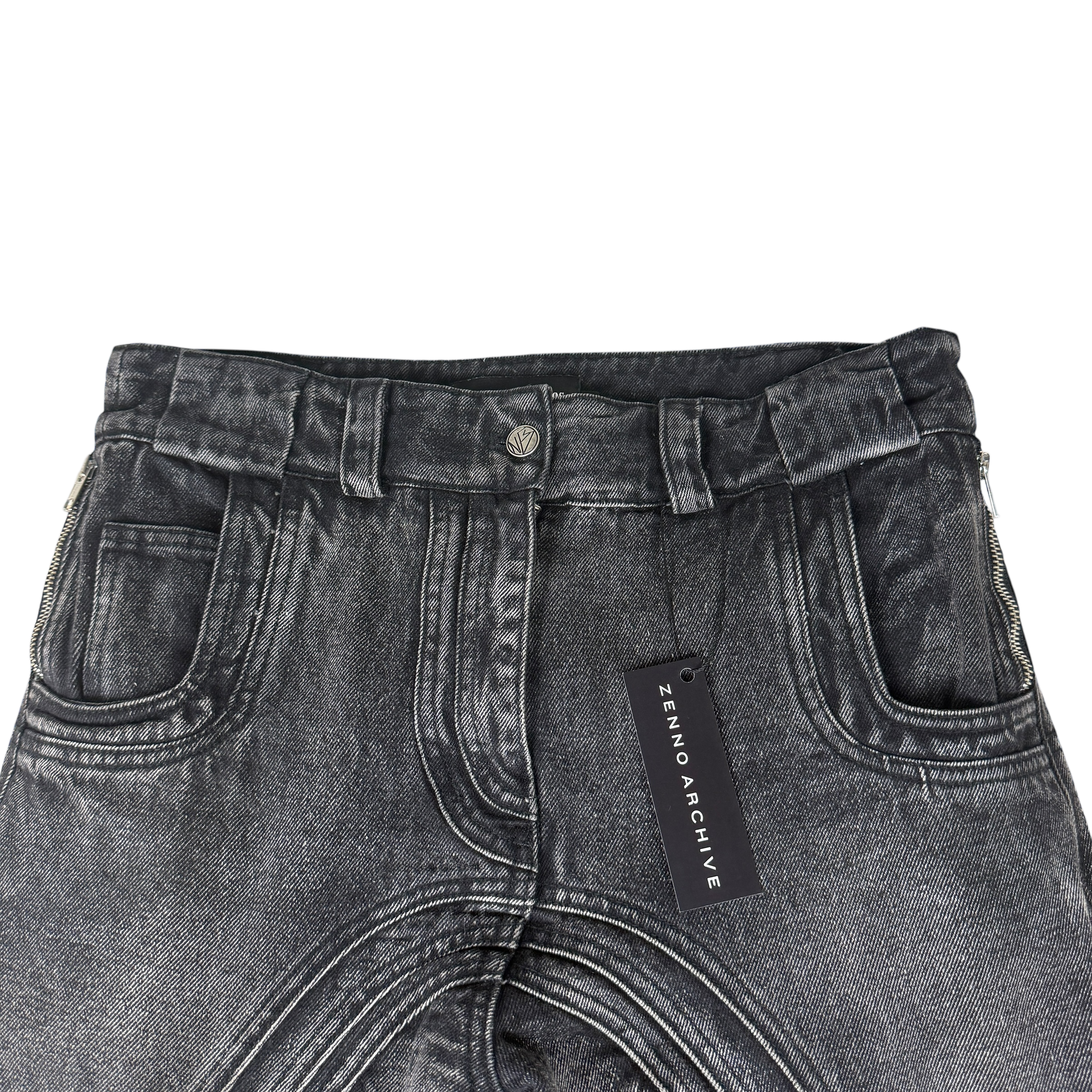 NO/FAITH STUDIOS Heavy Wave Jeans Black (Size M)