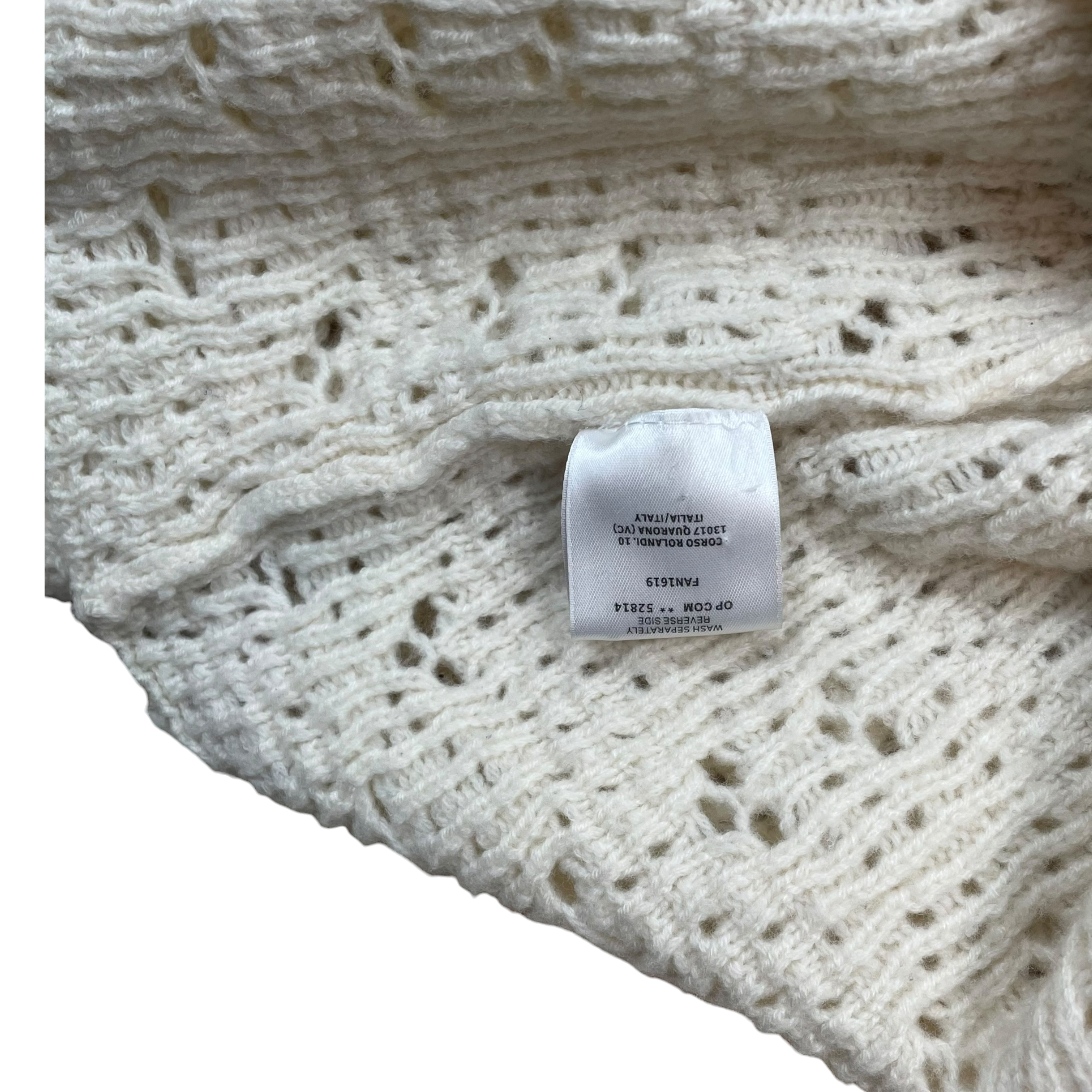 Loro Piana Pointelle-Knit Cashmere Dress Cream (Fits S-M Womens)