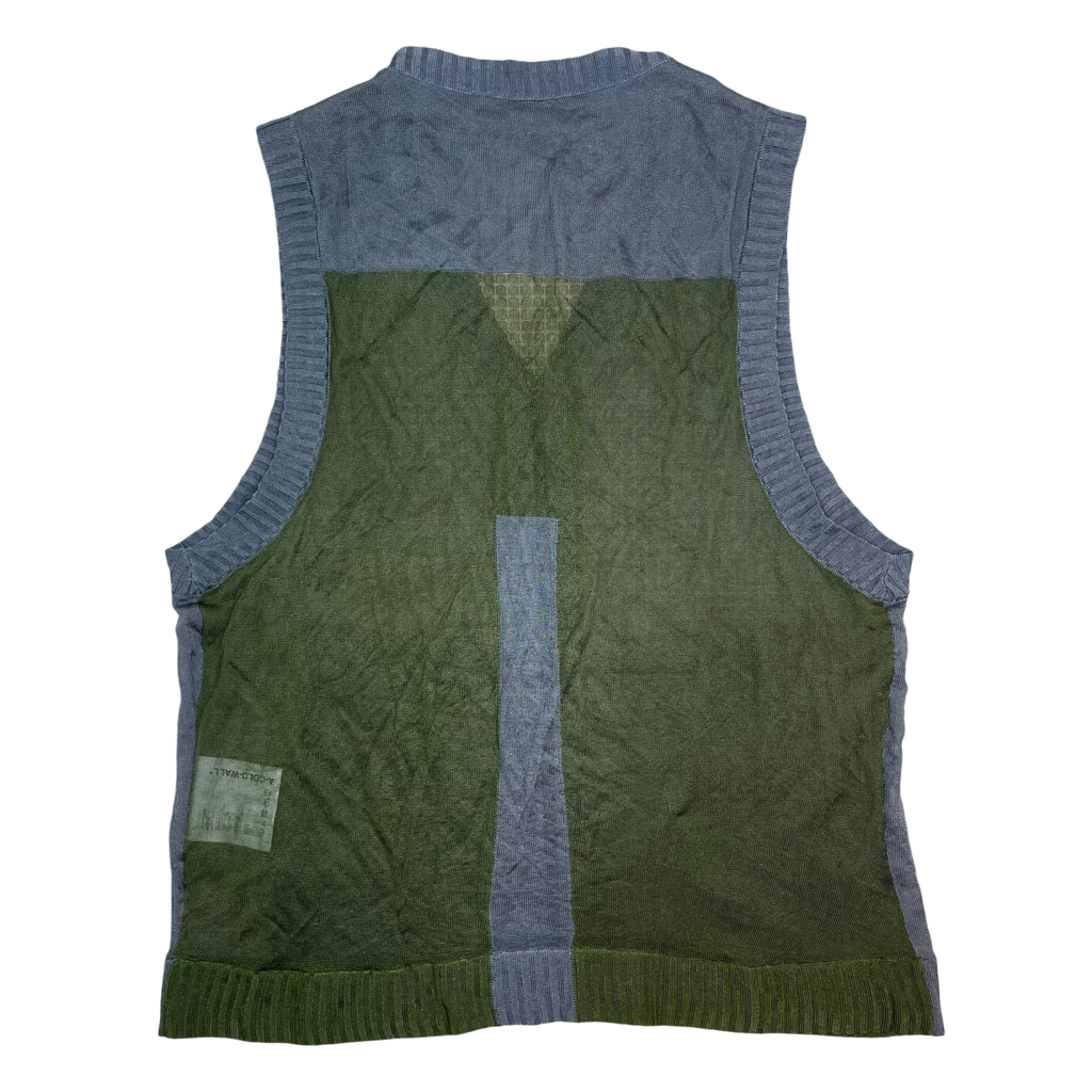 A-COLD-WALL* (ACW) Knit Vest Green/Grey (Size L)