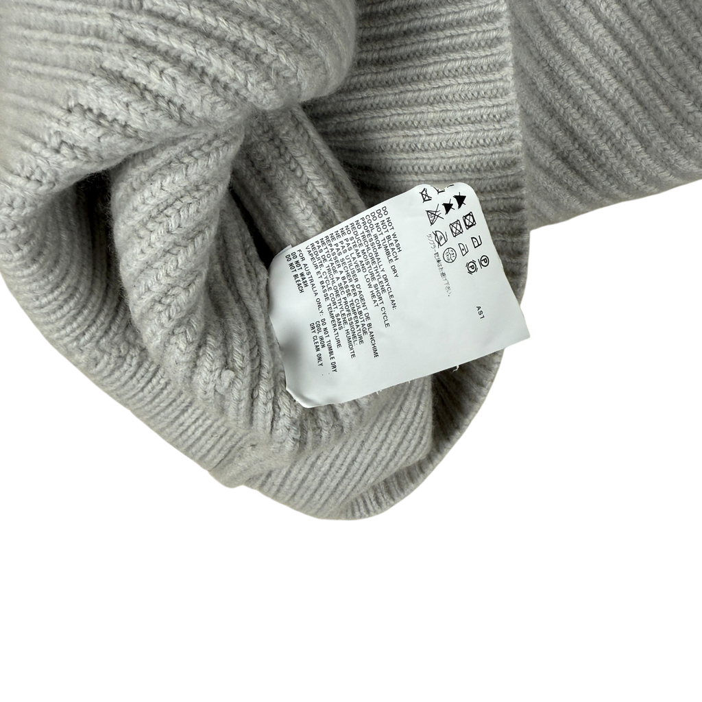 Jil Sander Wool/Cashmere Blend Knit T-Shirt Grey (Size 40)