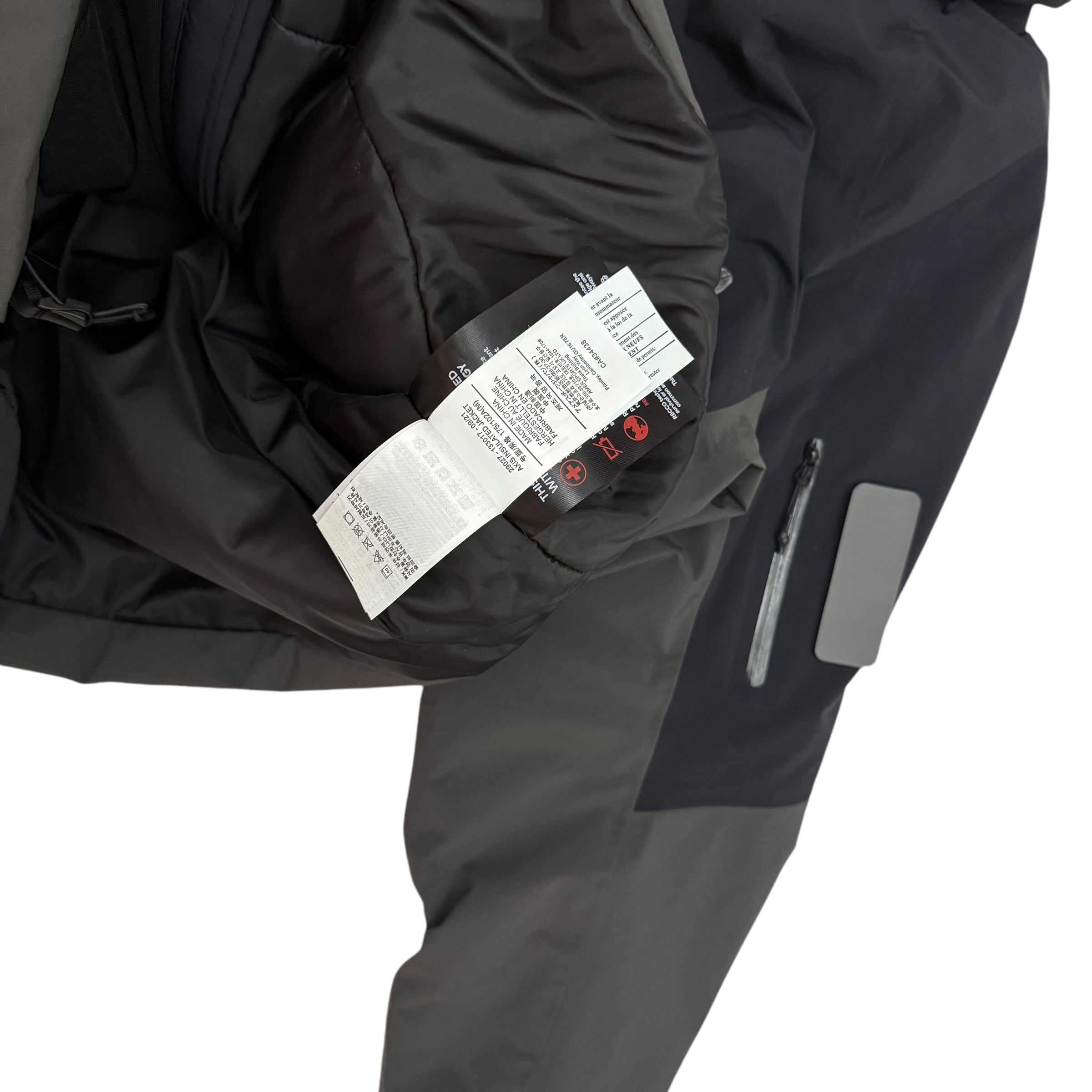 Arc'teryx System A Gen 2 Axis Insulated Gore-Tex Jacket Black / Grey (Size L)