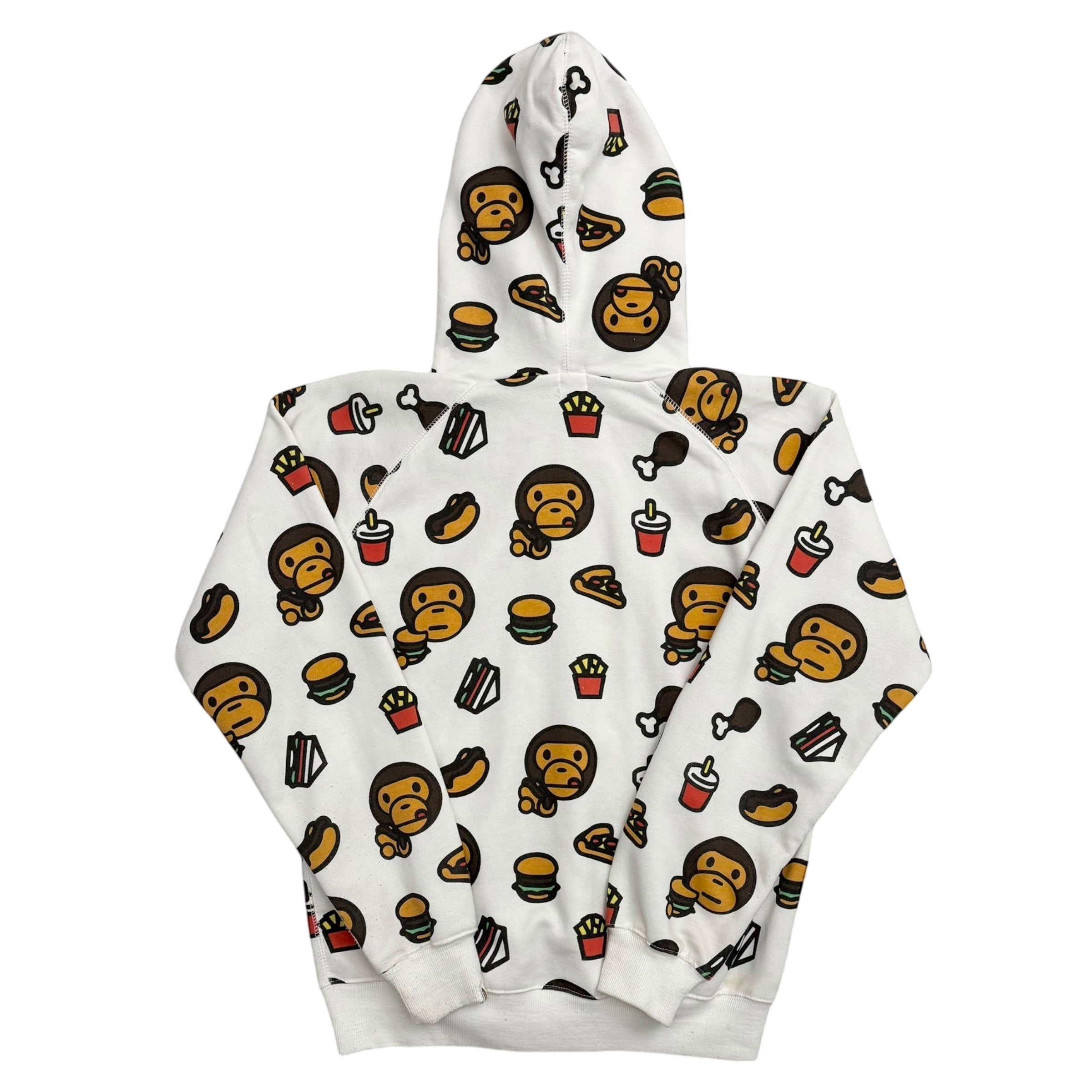 Baby Milo 2006 Junk Food Hoodie White (Fits S-M)