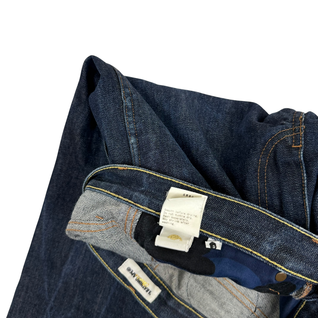 A Bathing Ape (Bape) 1992 Type-2 Chain Stitch Logo Jeans (Size M)