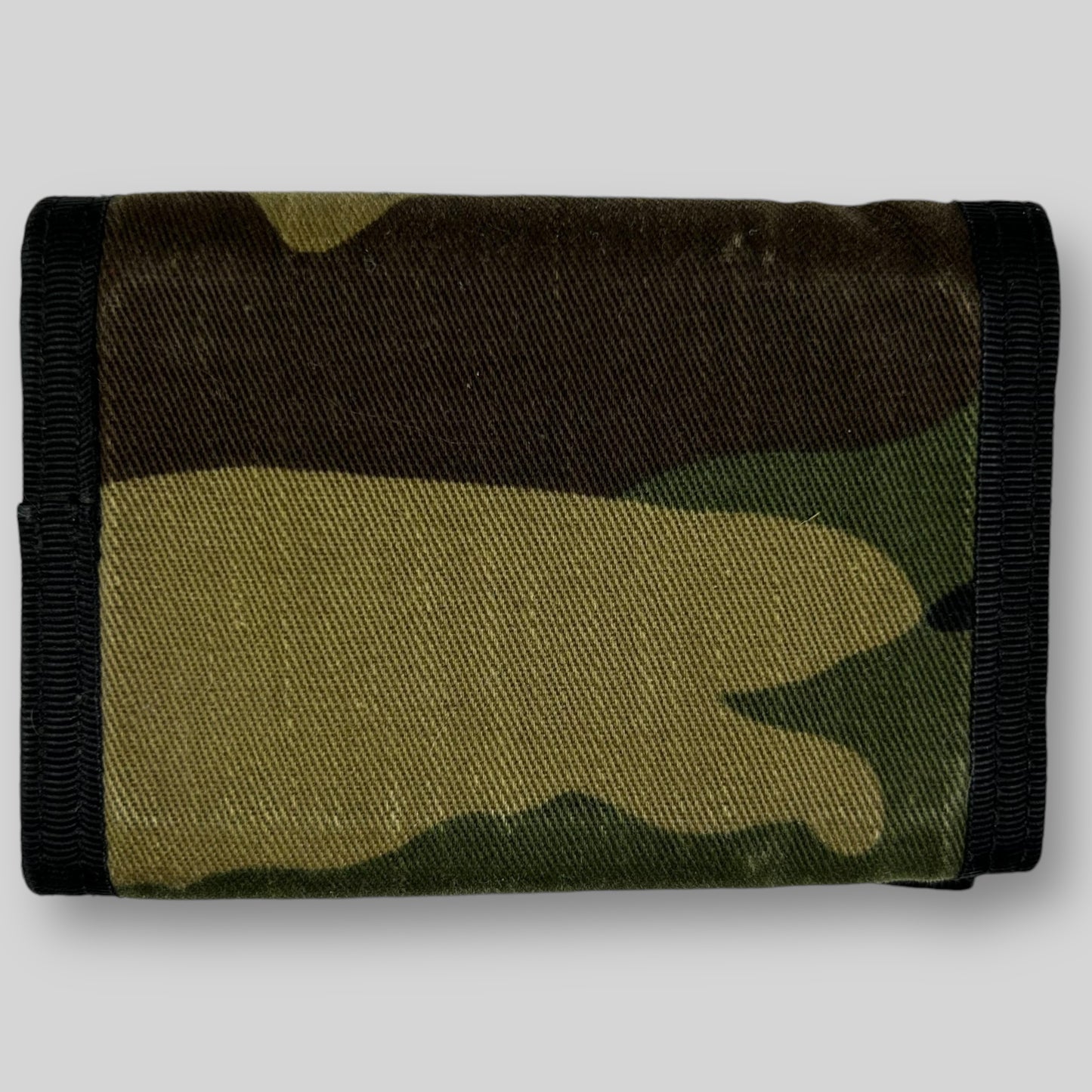 Saint Laurent Green Camouflage Trifold Wallet