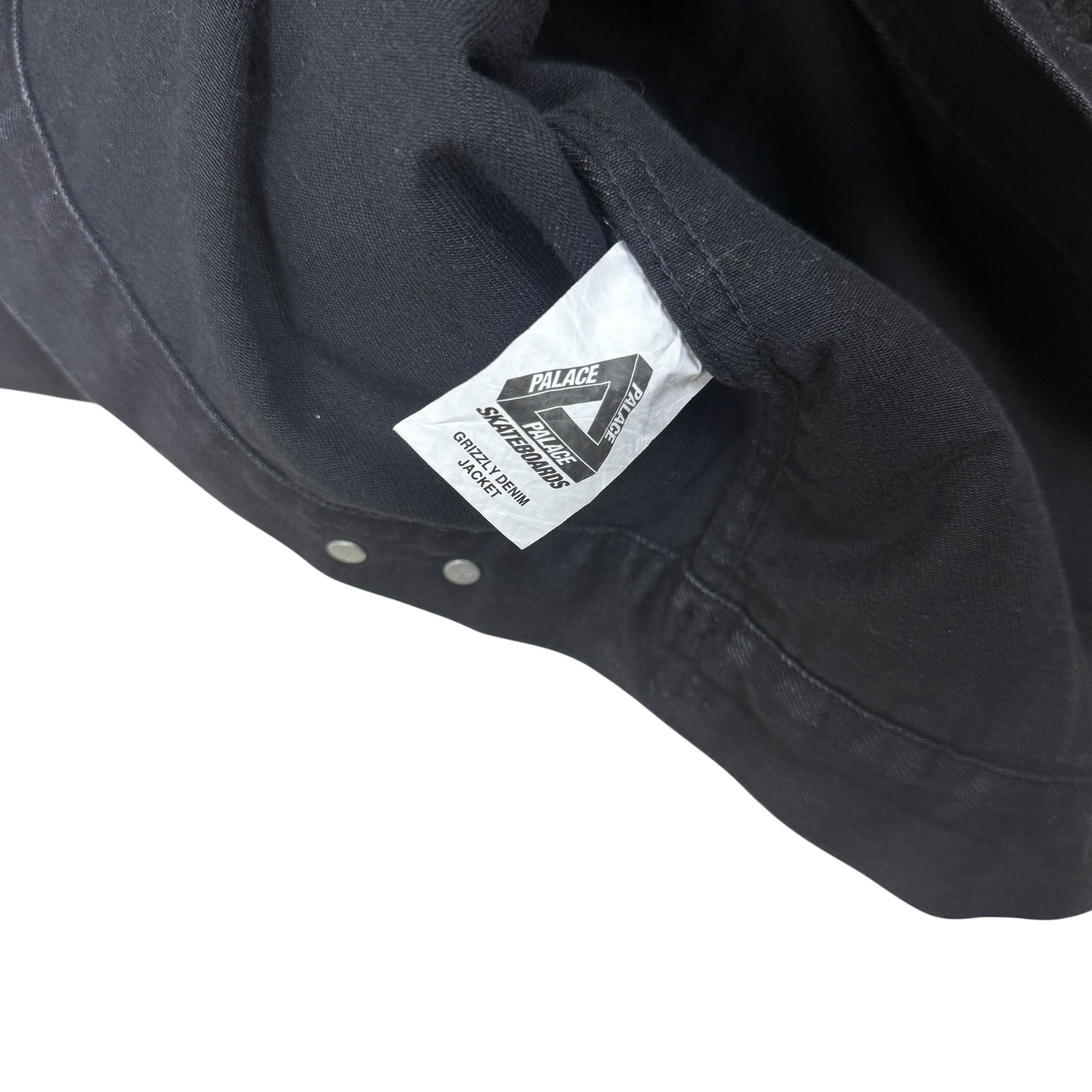 Palace Grizzly Denim Jacket Black (Size L)