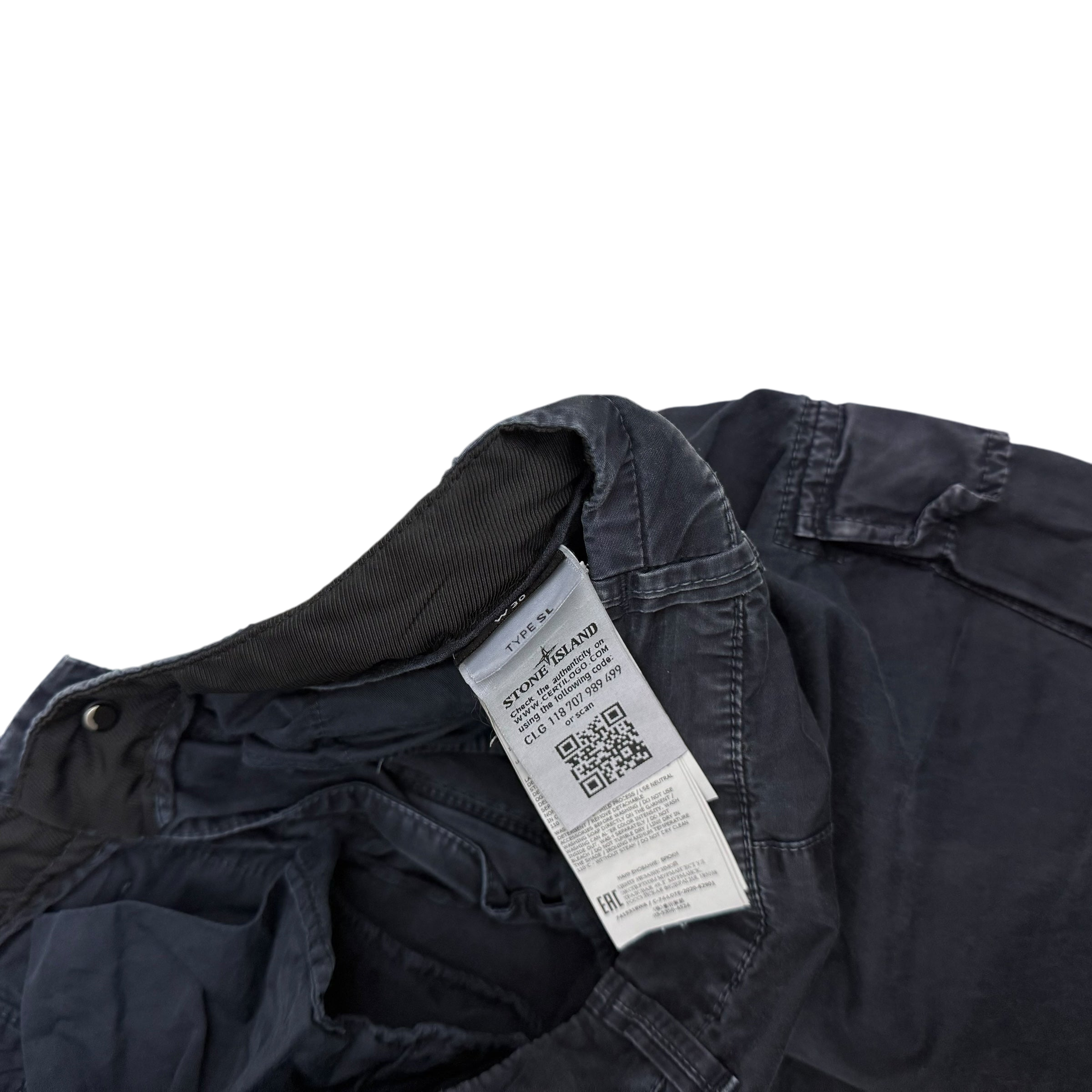 Stone Island Type SL Cargo Pants
Navy (Size 30”)