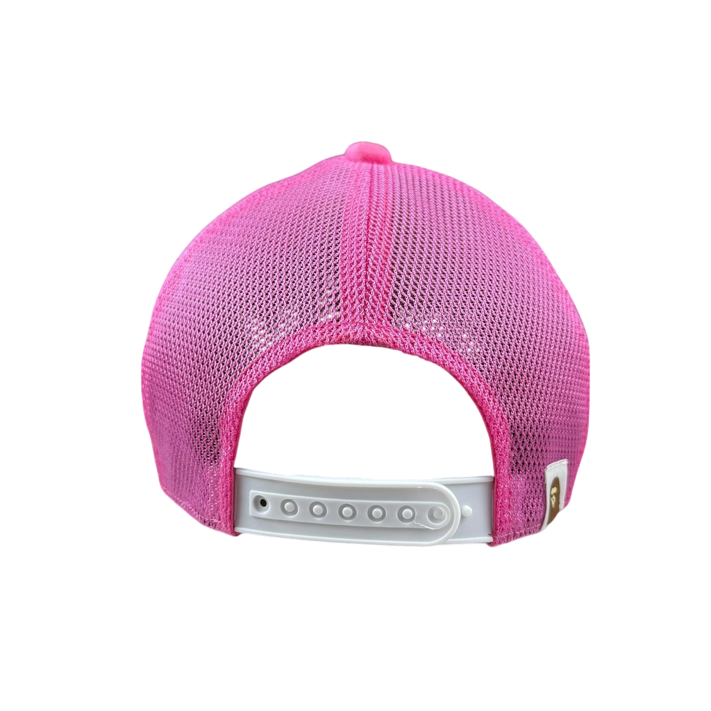 BAPE (A Bathing Ape) x Stussy Trucker Cap Camo Pink