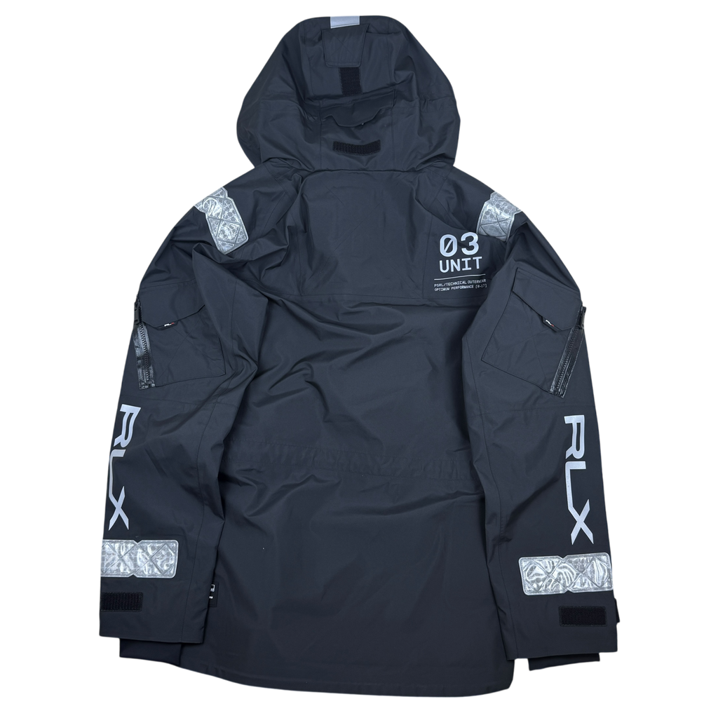 RLX Ralph Lauren Patterson Pullover Technical Jacket Black (Size L)
