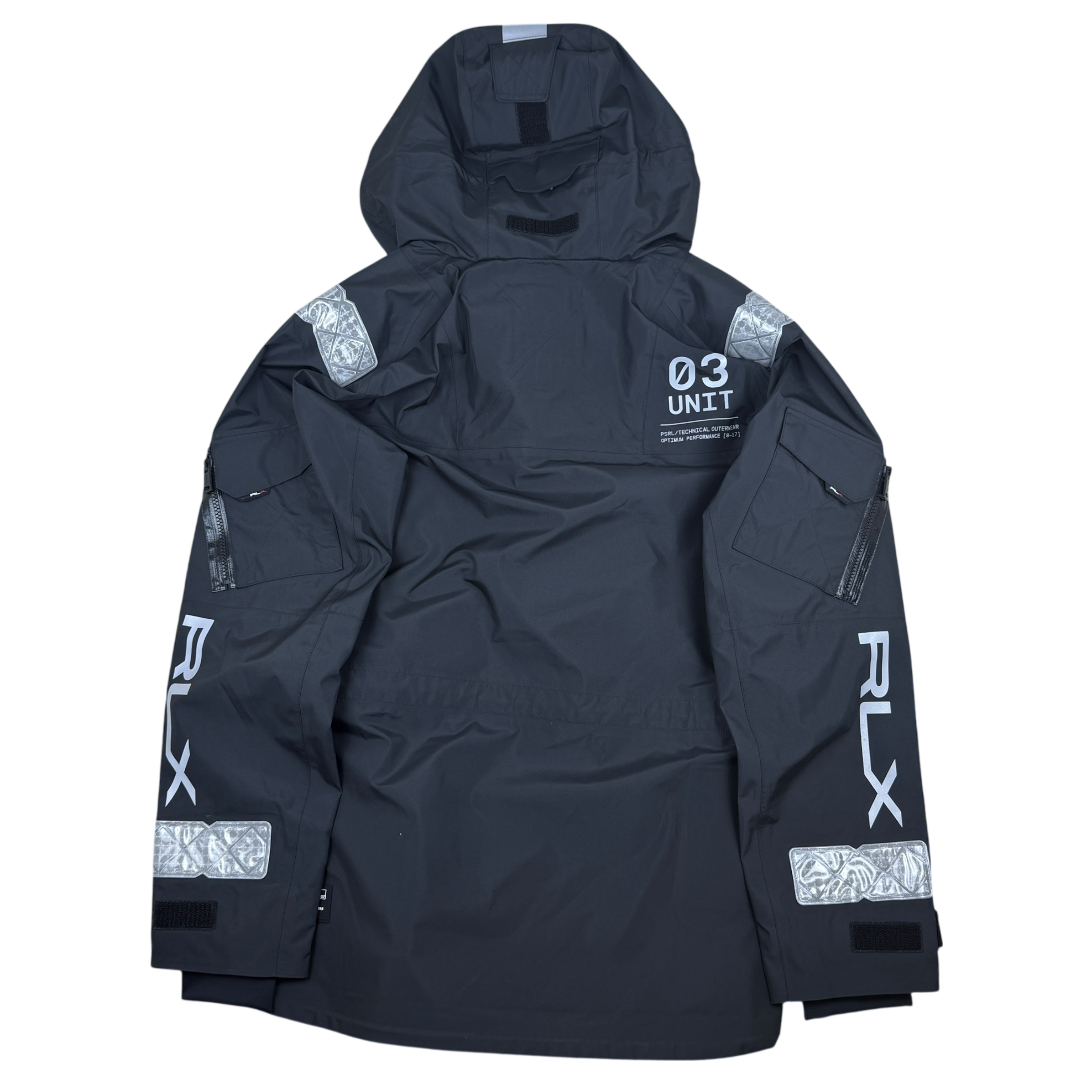 RLX Ralph Lauren Patterson Pullover Technical Jacket Black (Size L)