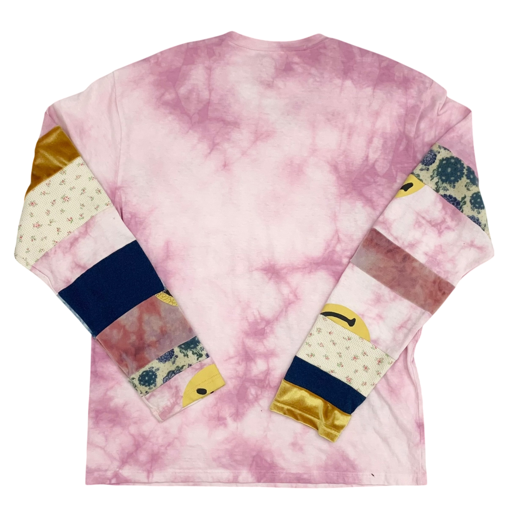 Kapital Dip Dye Nomad Patchwork Longsleeve Pink
