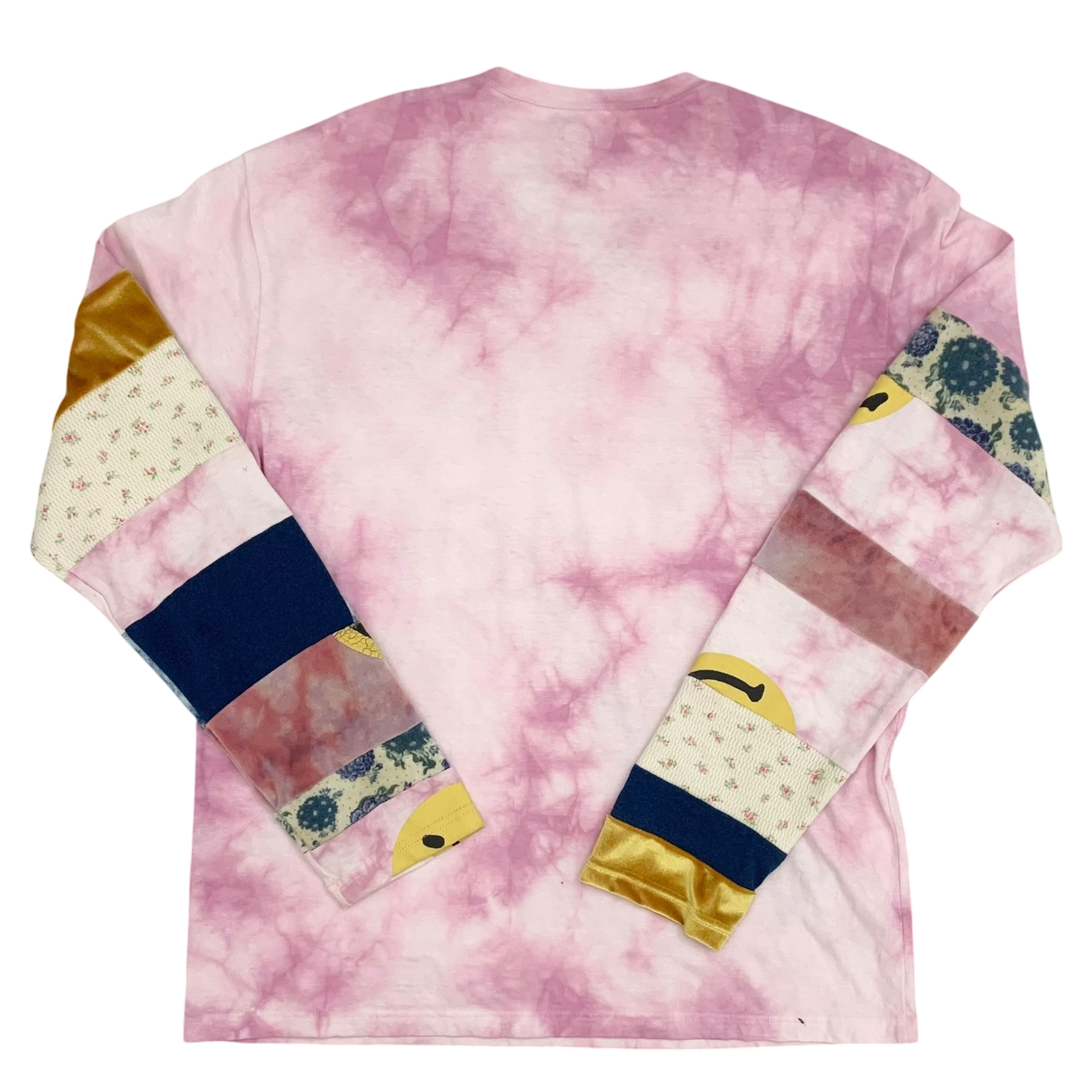 Kapital Dip Dye Nomad Patchwork Longsleeve Pink