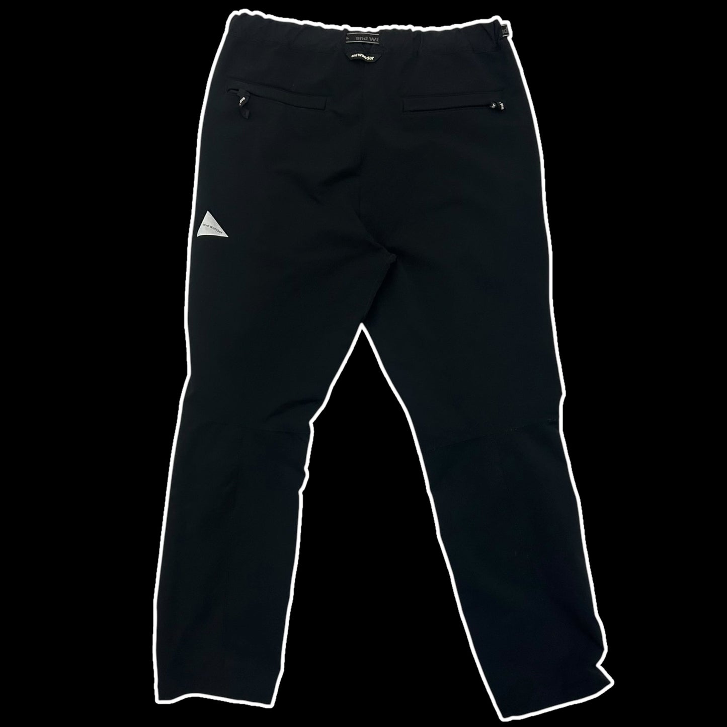 And Wander Tech Pants Black (Fits XL)