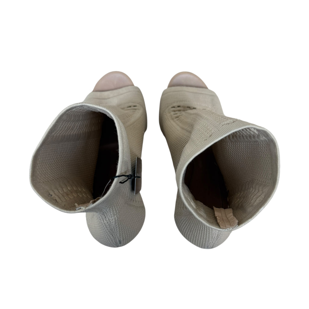Gianvito Rossi Knit Ankle Heels Beige (Size EU38)