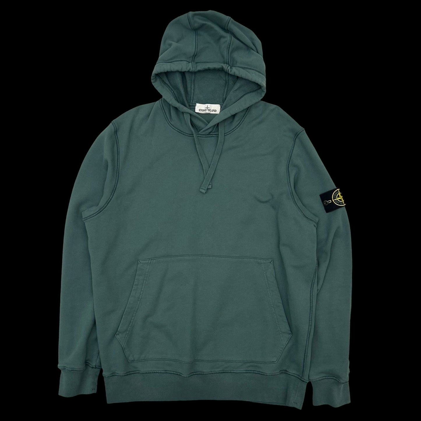 Stone Island Pullover Hoodie Petrol Green (Fits L/XL)