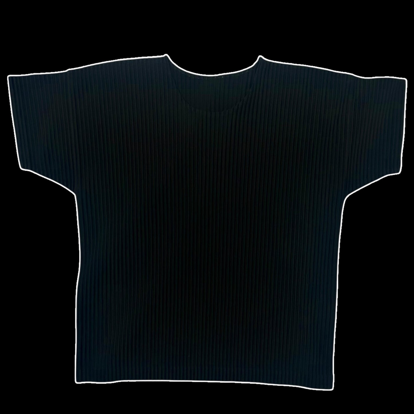 Issey Miyake Homme Plissé T-Shirt Black (Fits S-M)