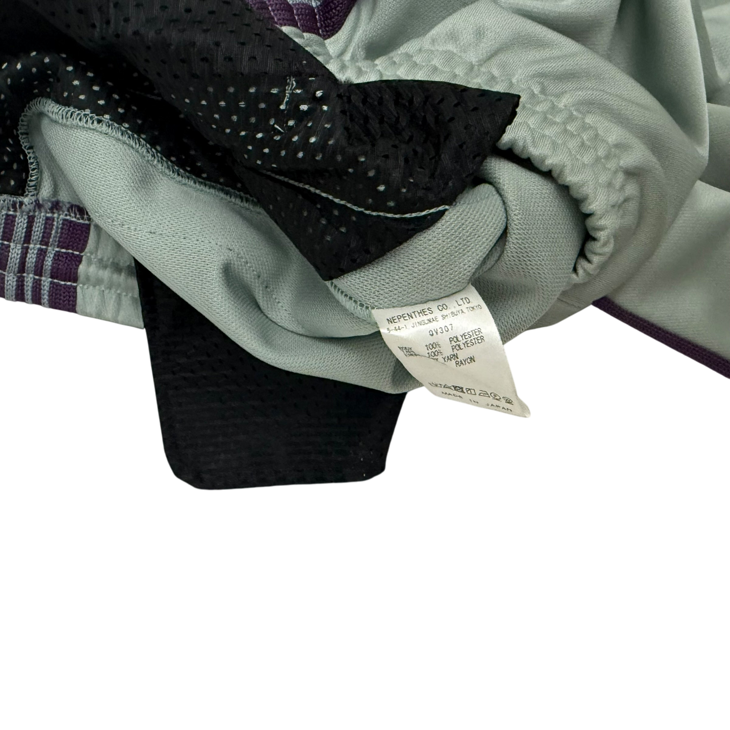 Needles Poly Smooth Track Pants Baby Blue/ Purple (Size M)