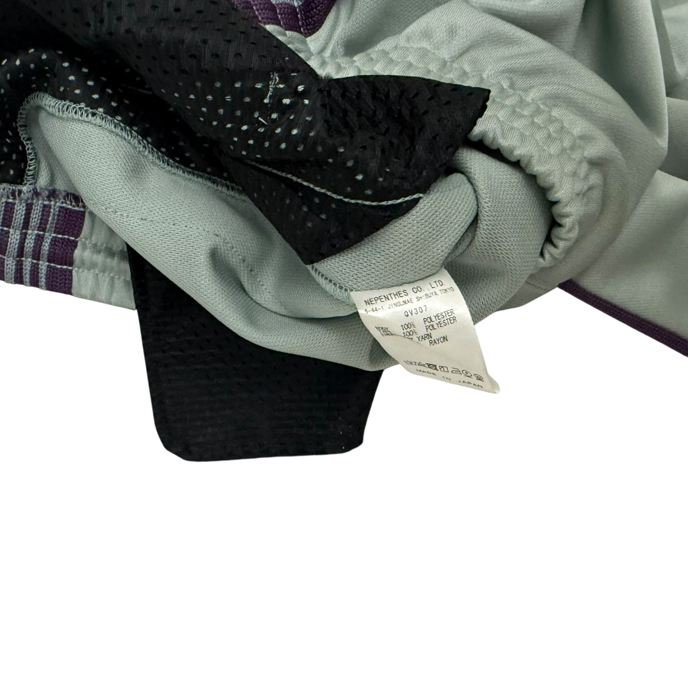 Needles Poly Smooth Track Pants Baby Blue/ Purple (Size M)