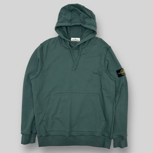 Stone Island Pullover Hoodie Petrol Green (Fits L/XL)