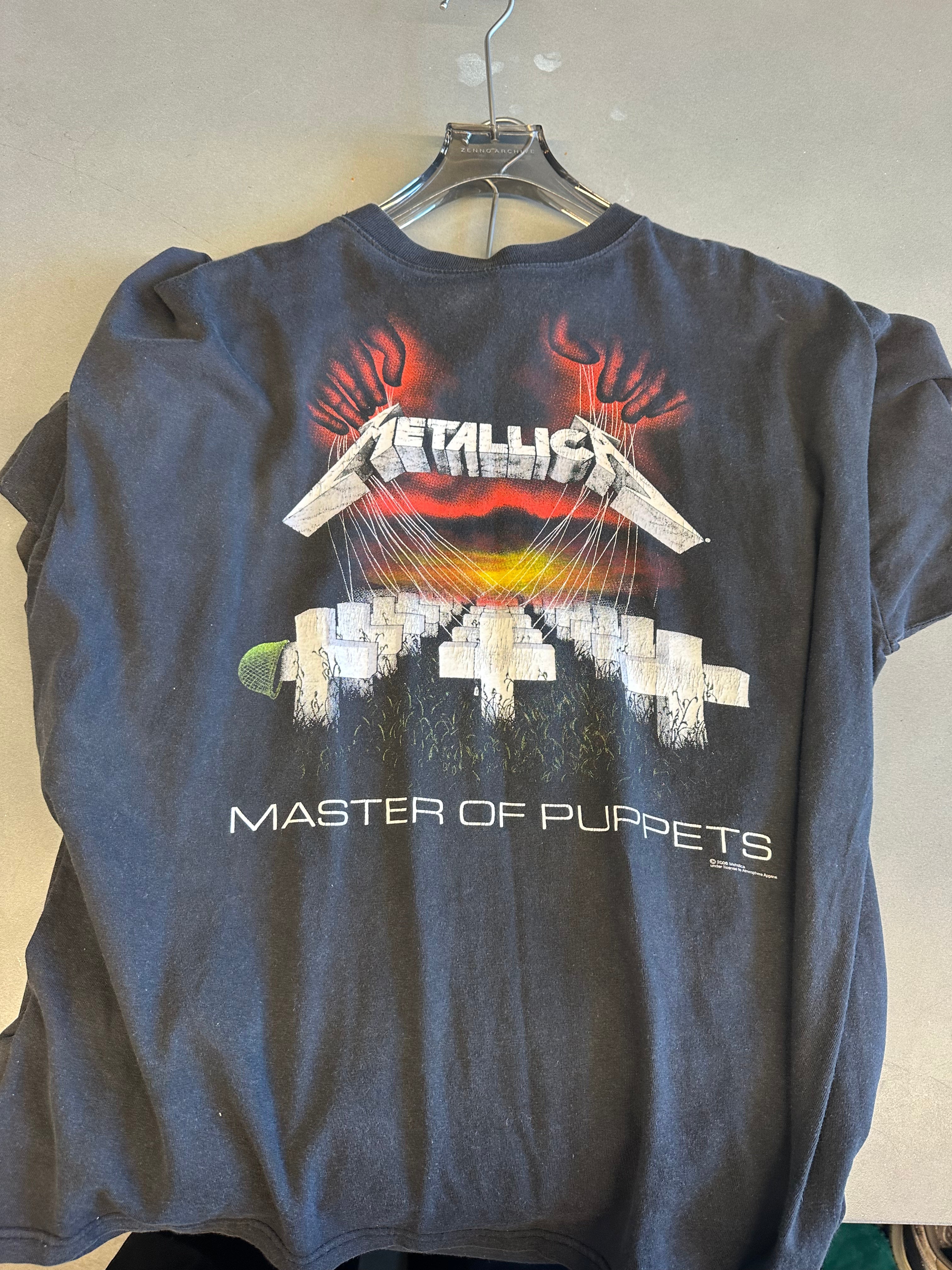 Metallic 2006 Re-Print Master Of Puppets T-Shirt (Fits L-XL)
