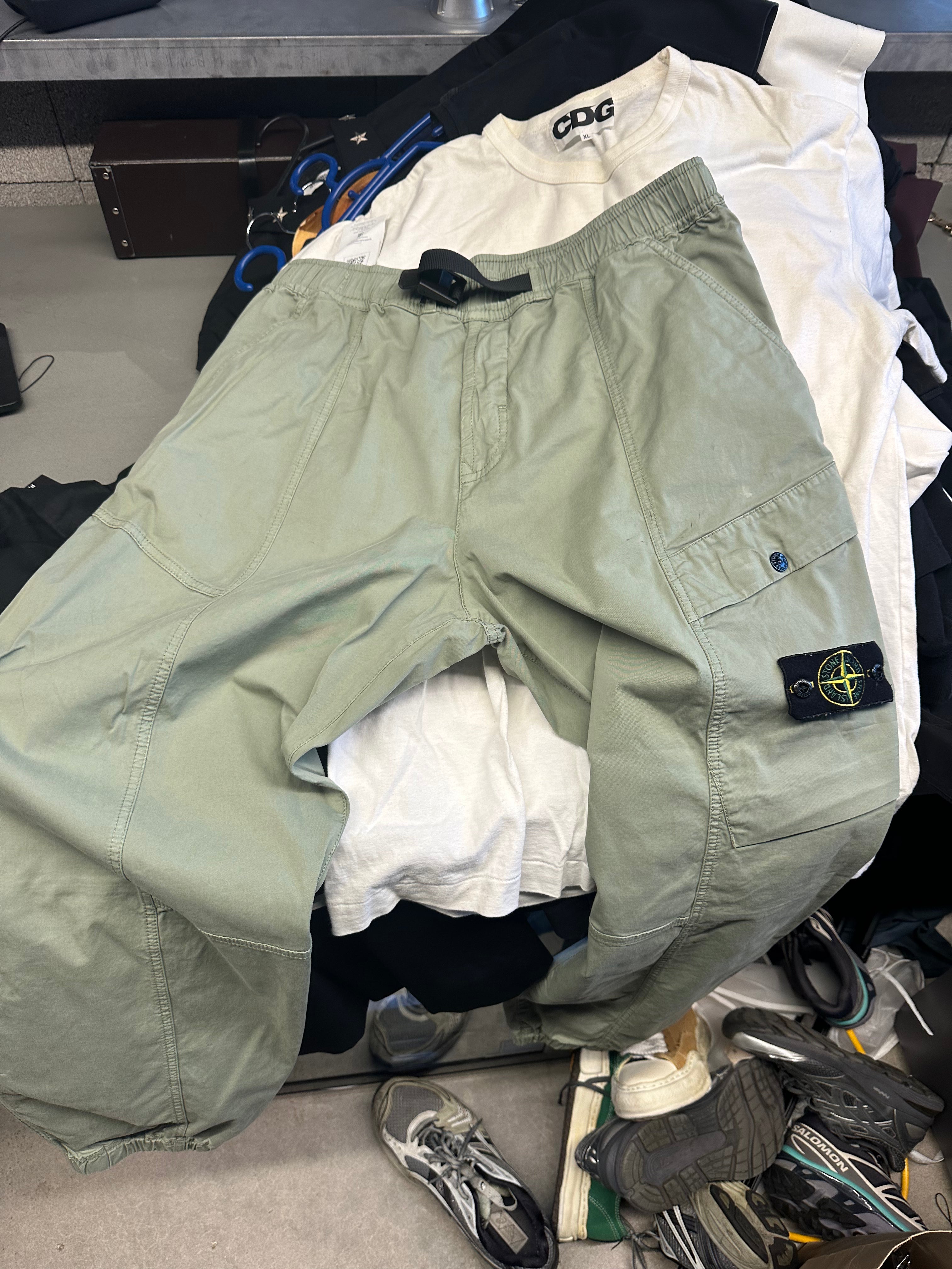Stone Island Type LO Cargo Pants Green (Size 34”)