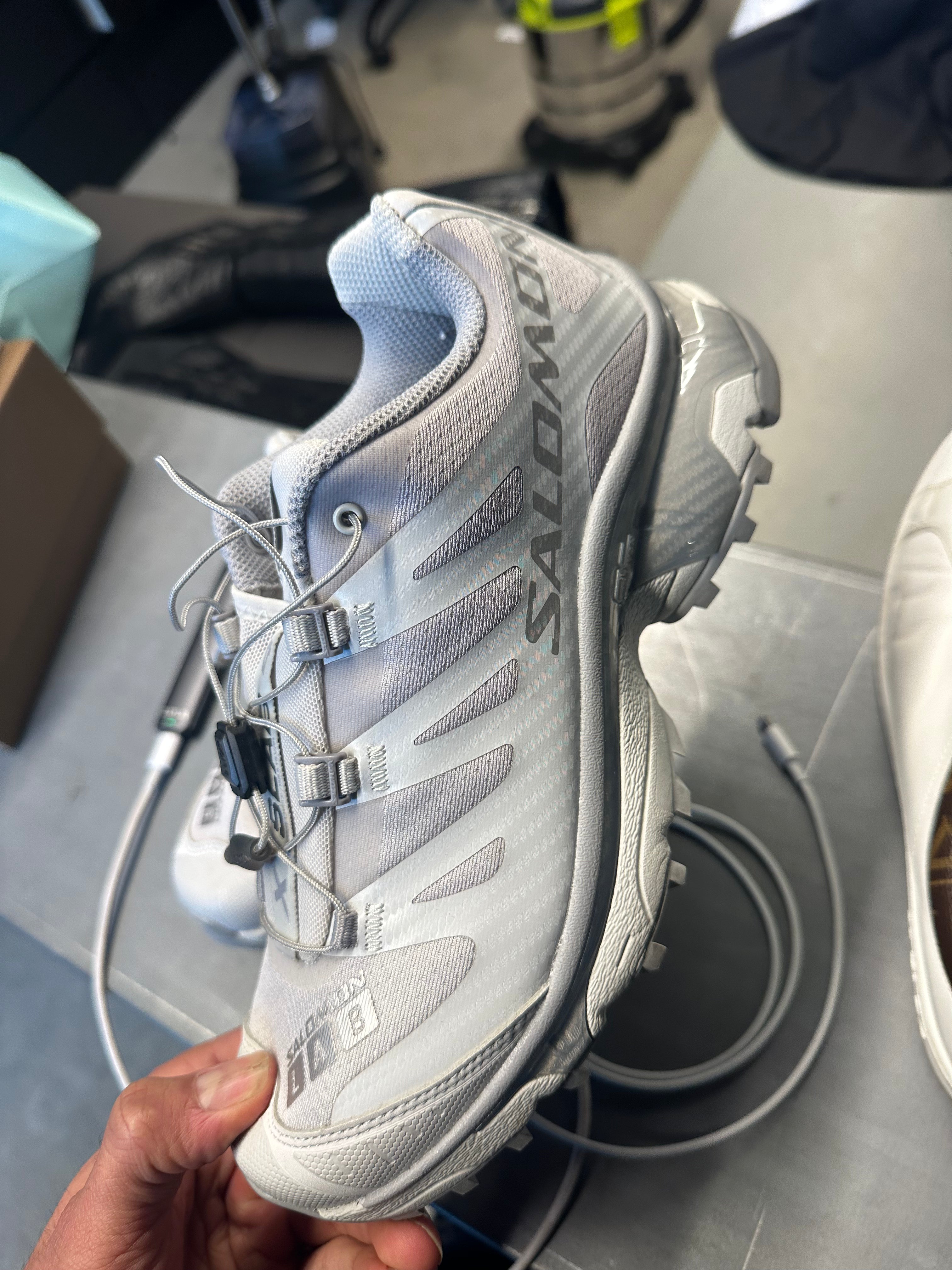 Salomon XT-4 Sneakers ‘White/Lunar Rock’ (Size US7 Womens/UK5.5)