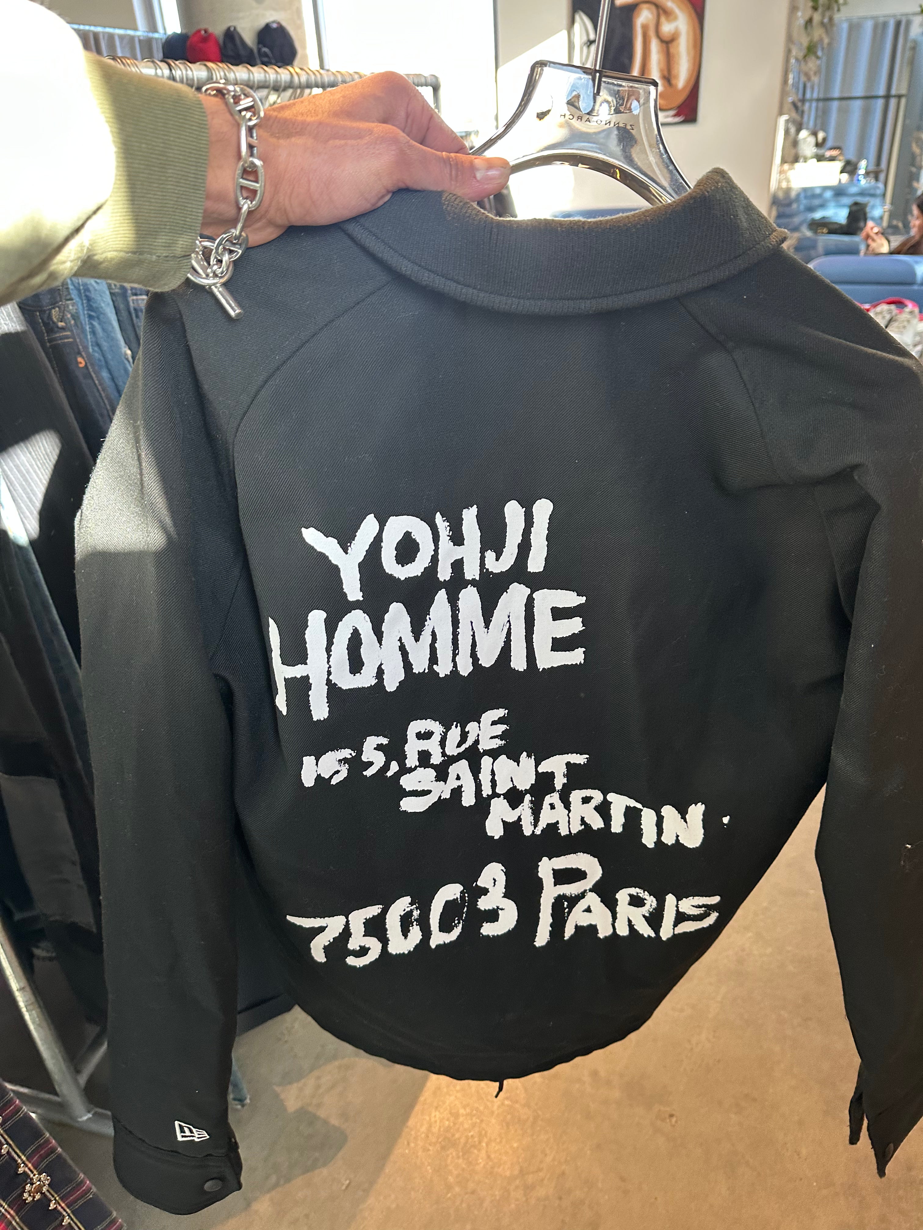 Yohji Yamamoto Pour Homme x New Era 22AW Wool Coach Jacket Black (Size M)