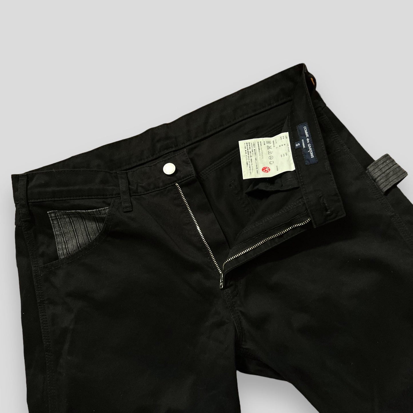 AD2009 Comme Des Garçons Homme Two-Tone Carpenter Pants (Fits 33)