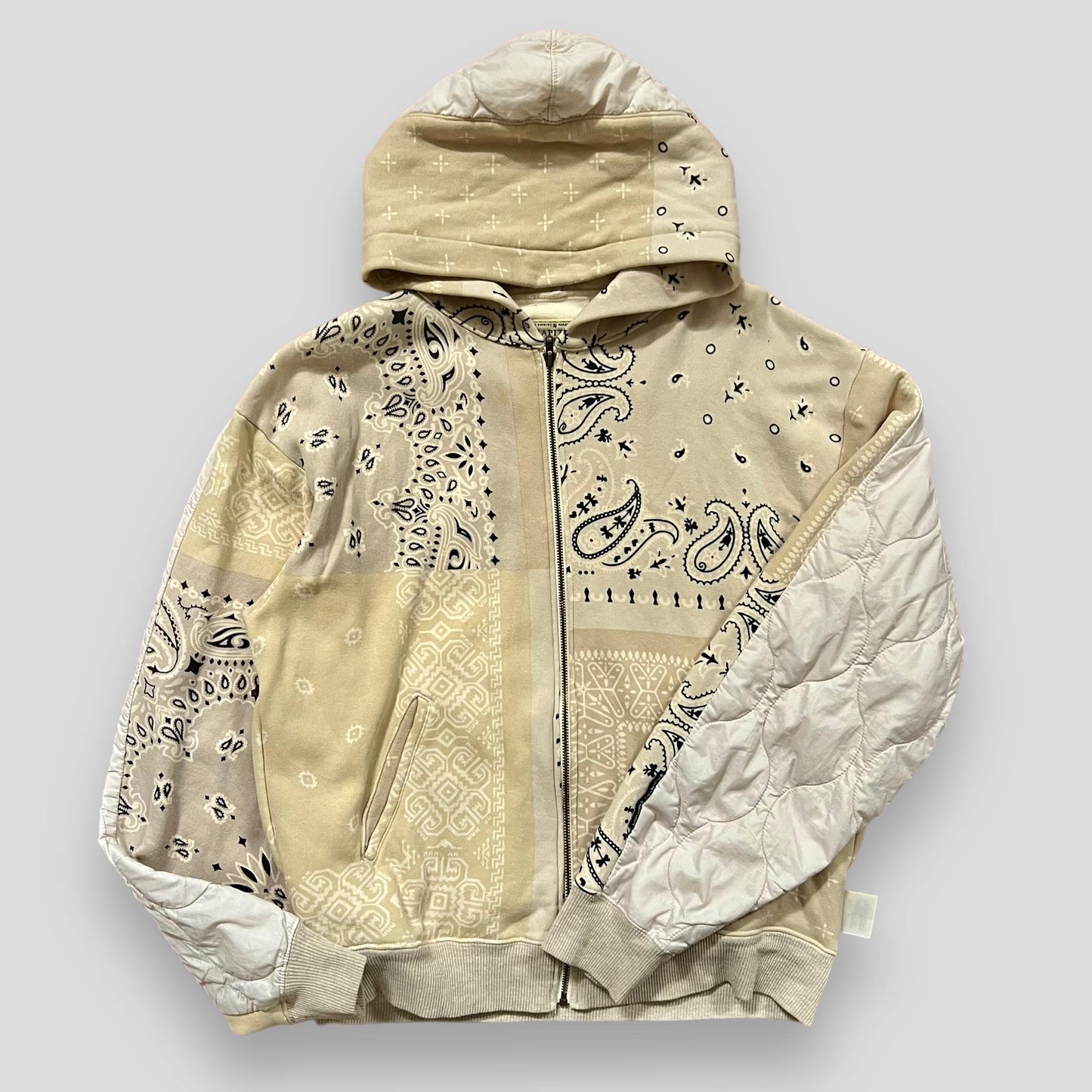 Kapital Bandana Quilted Zip-Up Hoodie (Fits M/L)