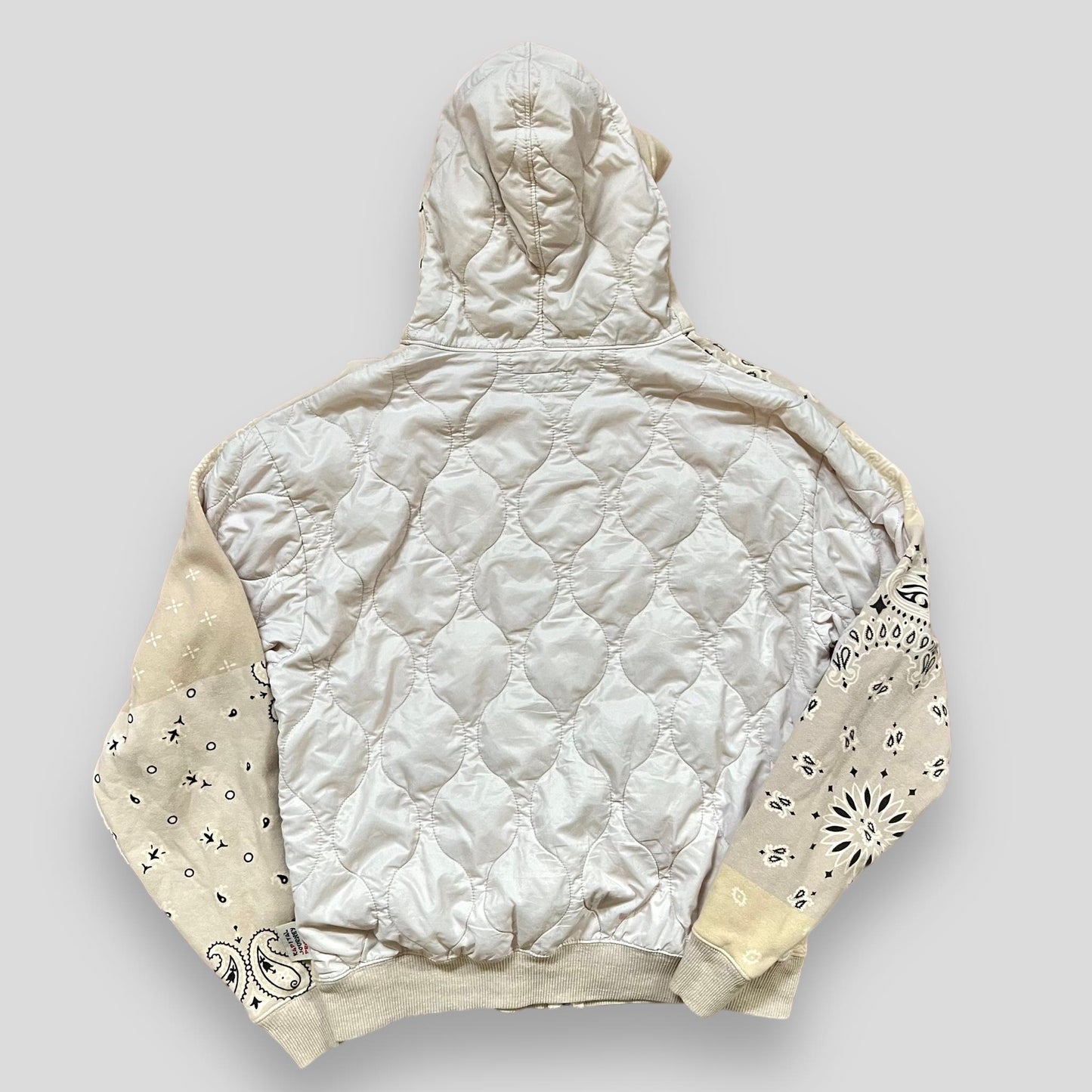 Kapital Bandana Quilted Zip-Up Hoodie (Fits M/L)