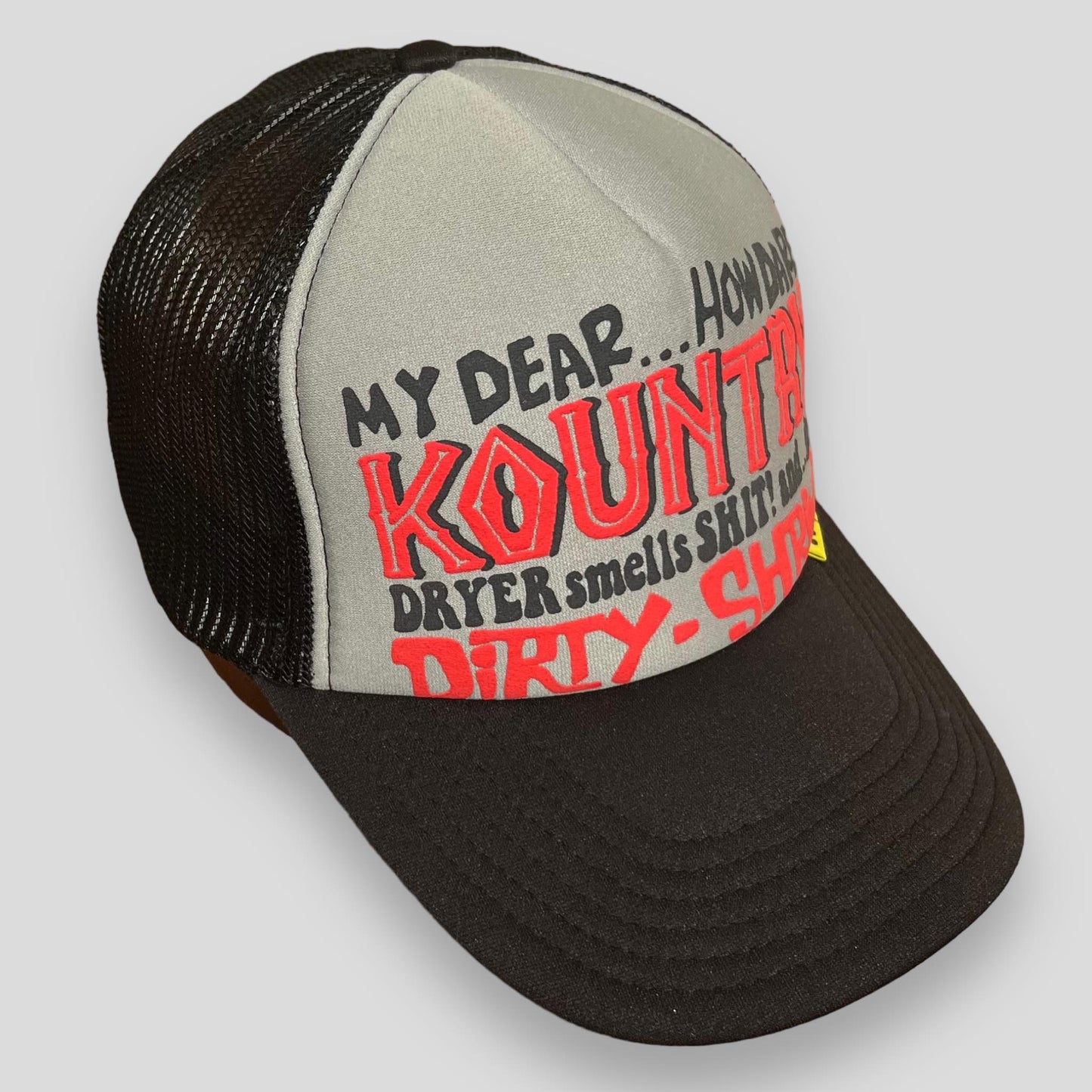 Kapital Laundry Shrink Black / Grey Trucker Hat