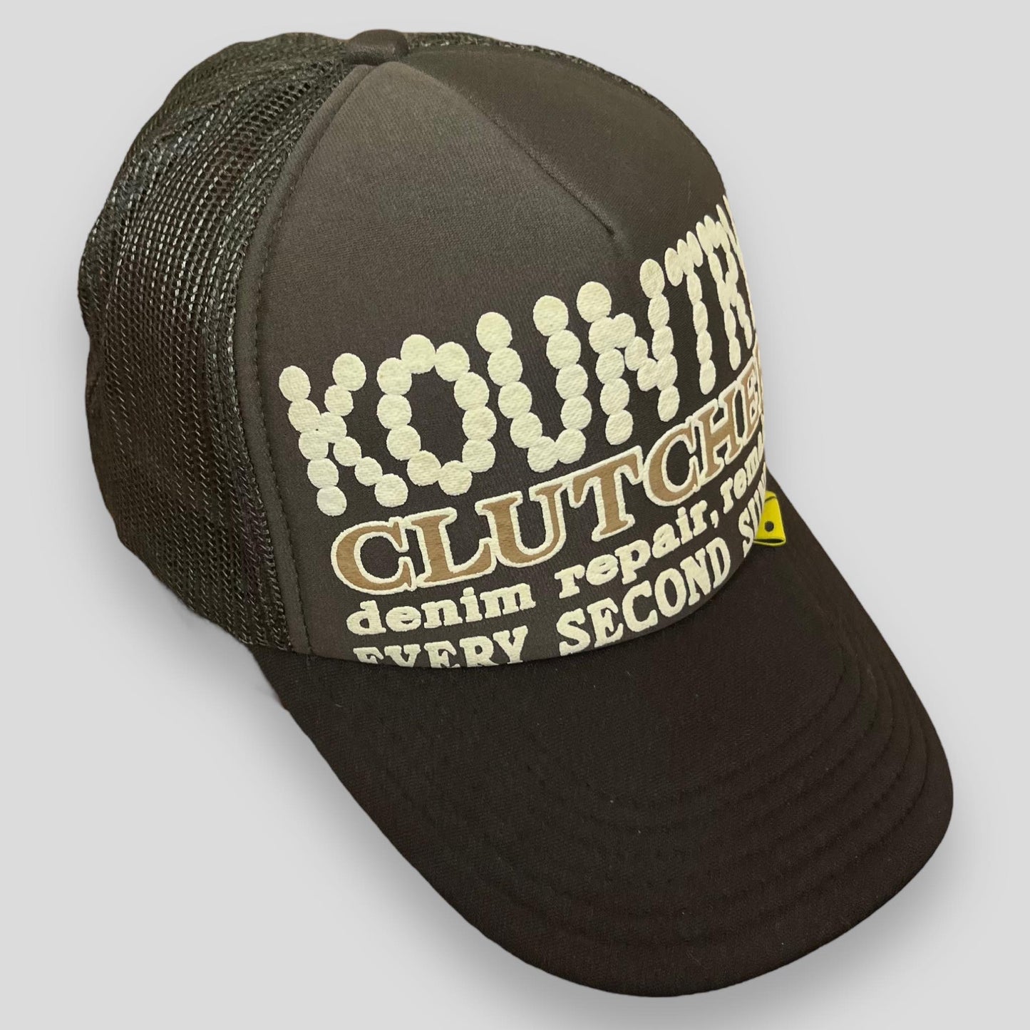 Kapital Kountry Pearl Grey / Black Trucker Hat