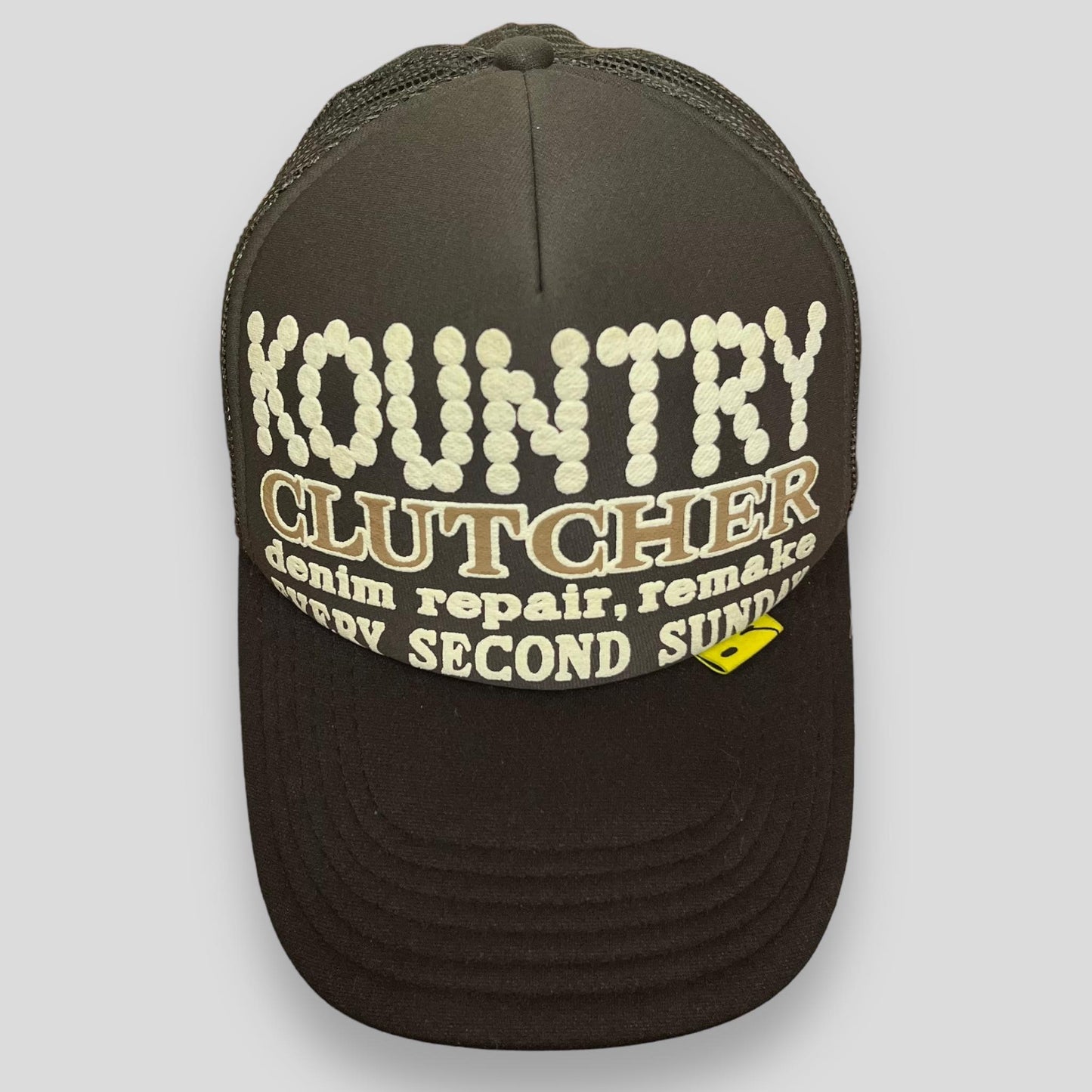 Kapital Kountry Pearl Grey / Black Trucker Hat