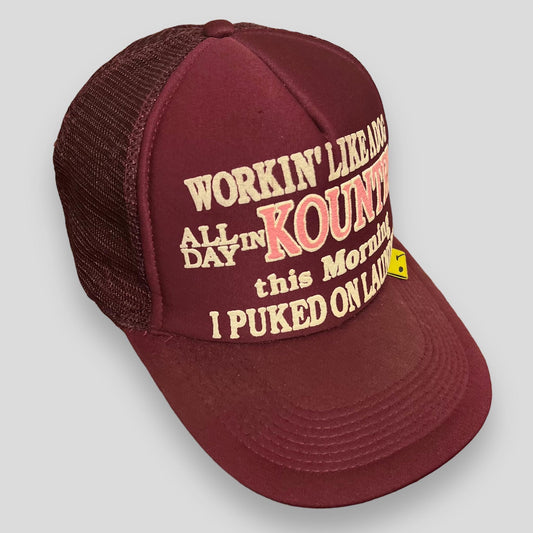 Kapital Kountry Burgundy Trucker Hat