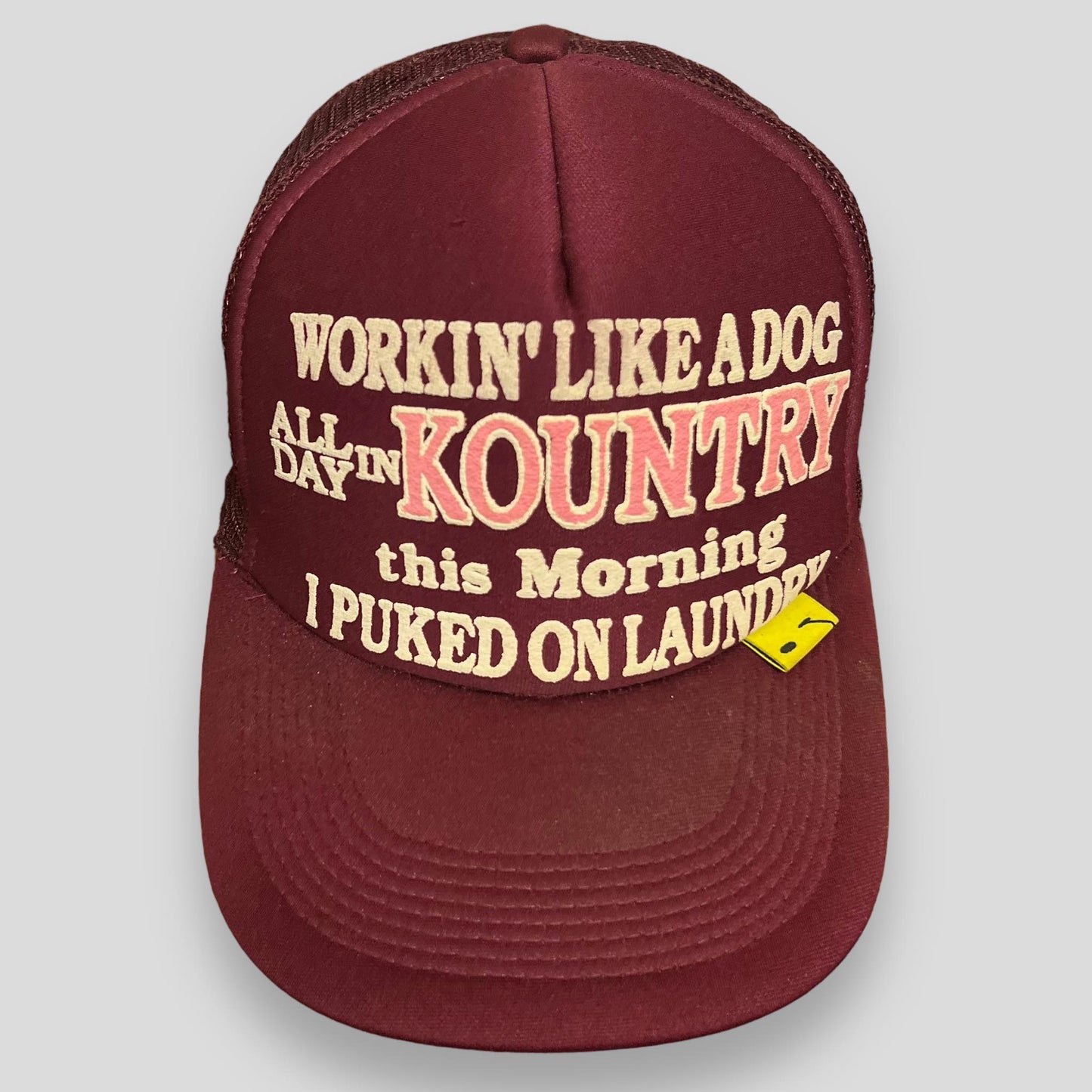 Kapital Kountry Burgundy Trucker Hat