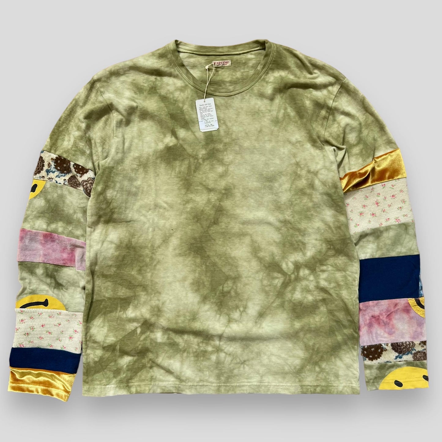 Kapital Green Tie Dye Hippie Longsleeve