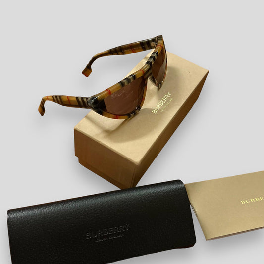 Burberry Nova Check Cat Eye Sunglasses