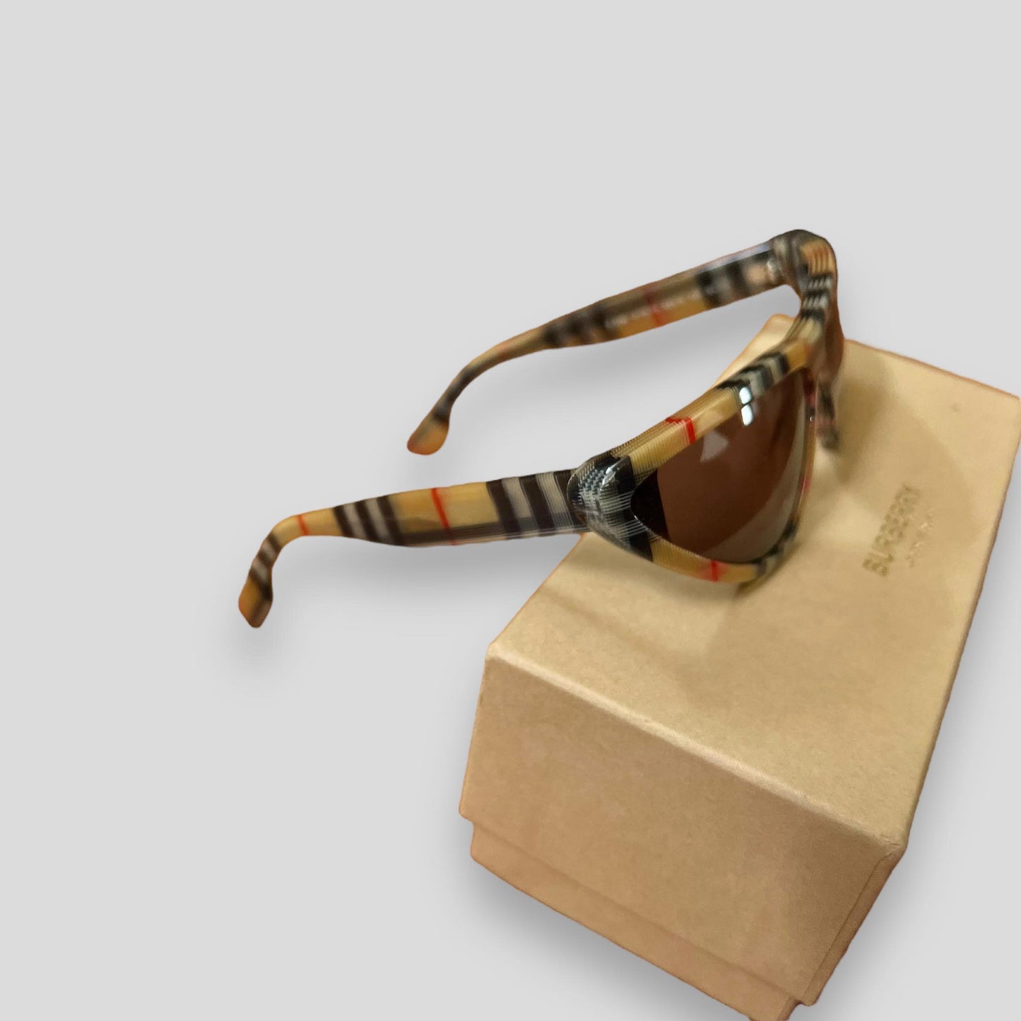 Burberry Nova Check Cat Eye Sunglasses