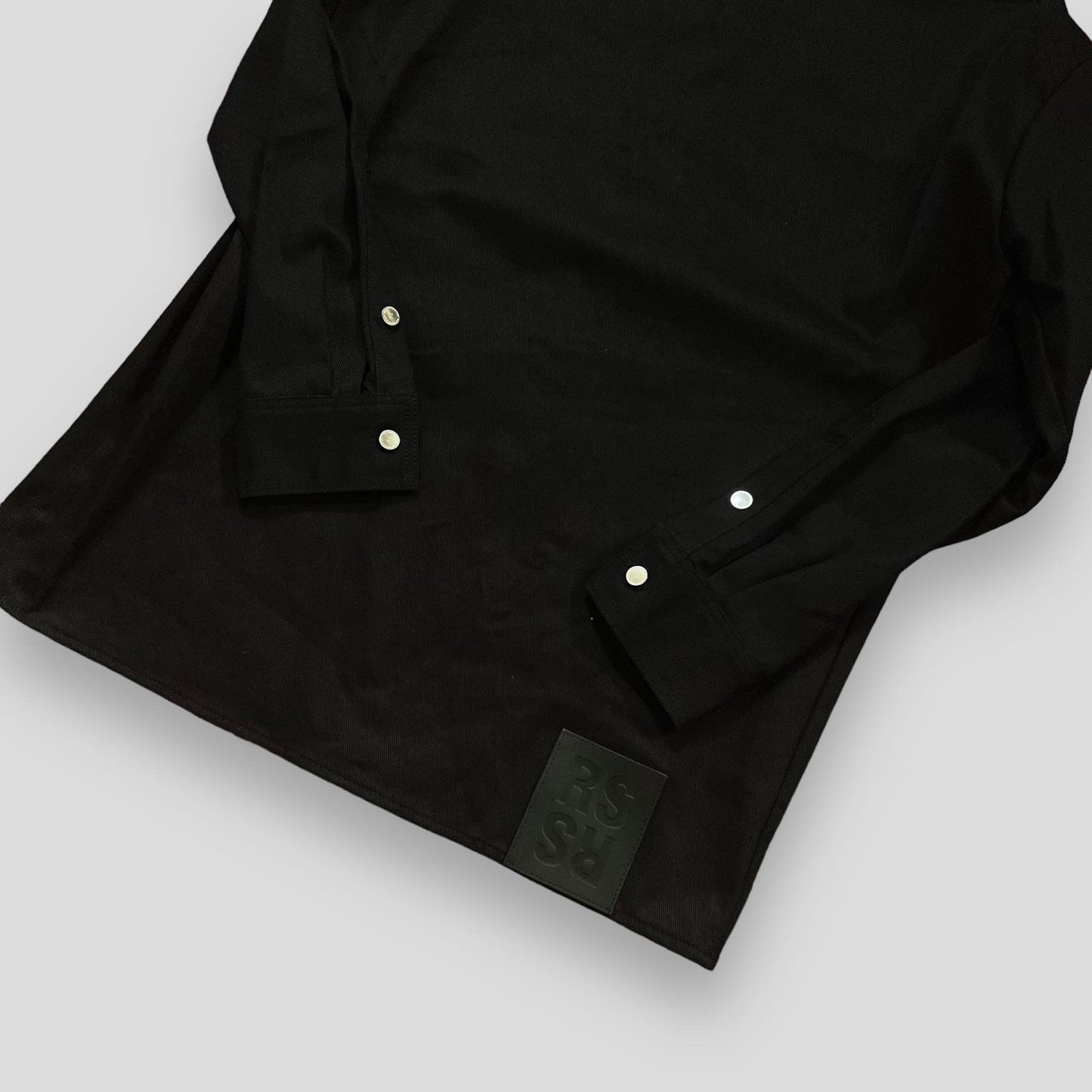 SS20 Raf Simons Lab Black Heavy Denim Shirt / Overshirt (Size S)