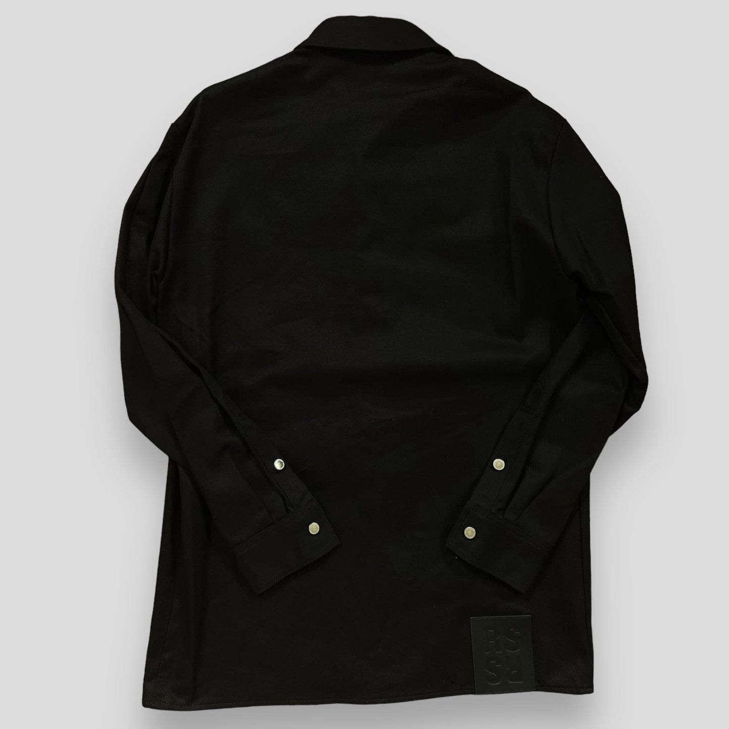 SS20 Raf Simons Lab Black Heavy Denim Shirt / Overshirt (Size S)