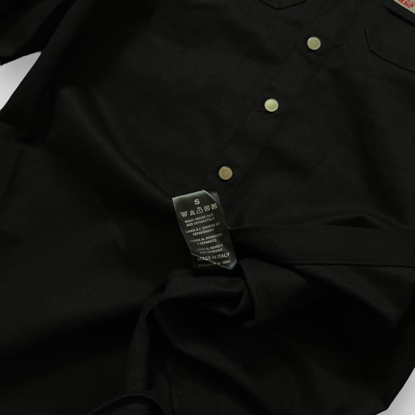 SS20 Raf Simons Lab Black Heavy Denim Shirt / Overshirt (Size S)