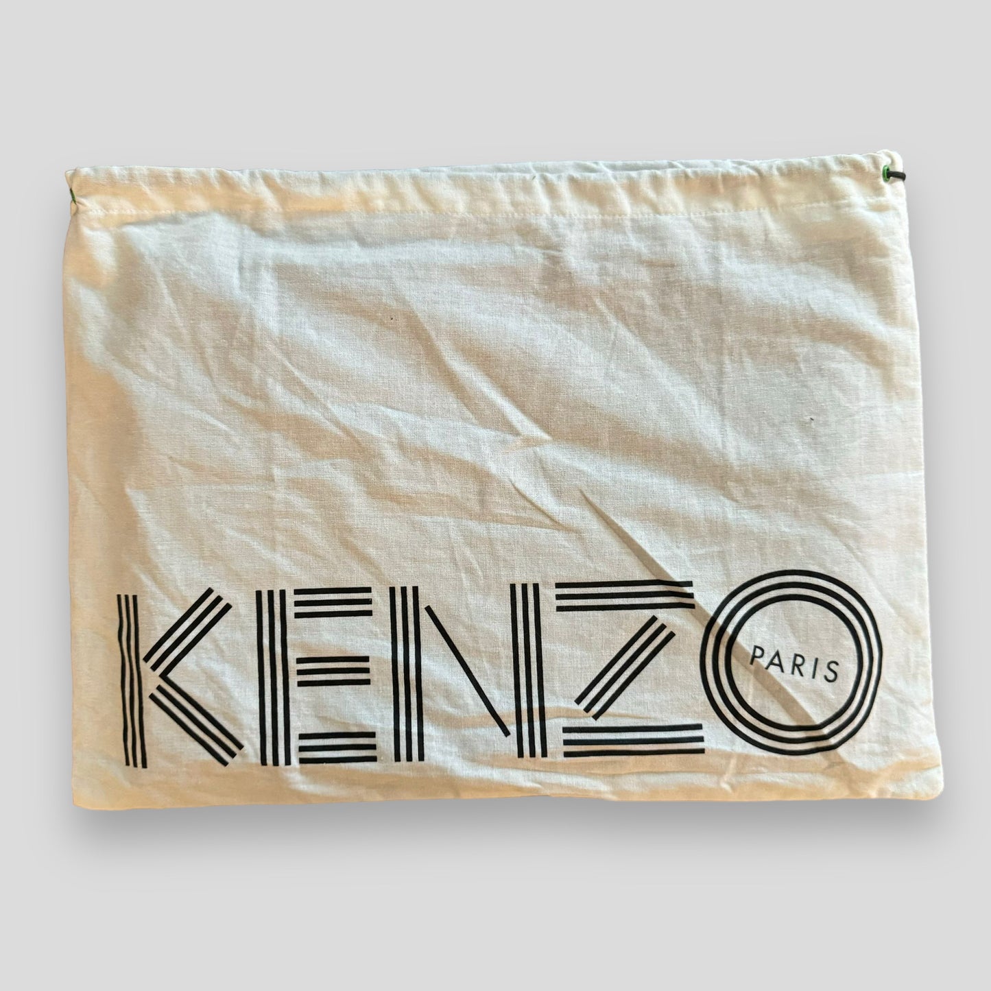 Kenzo Black / Green Mesh Clutch Bag