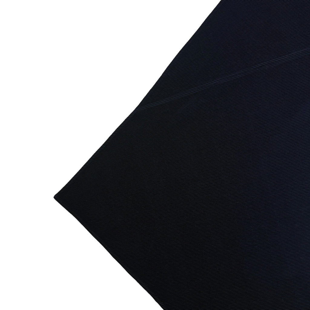 Issey Miyake Asymmetrical Pleated Dress Navy (Size 3)