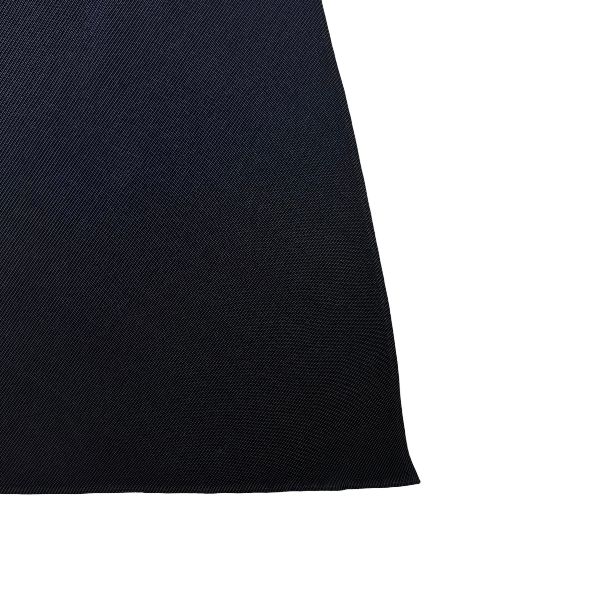 Issey Miyake Asymmetrical Pleated Dress Navy (Size 3)