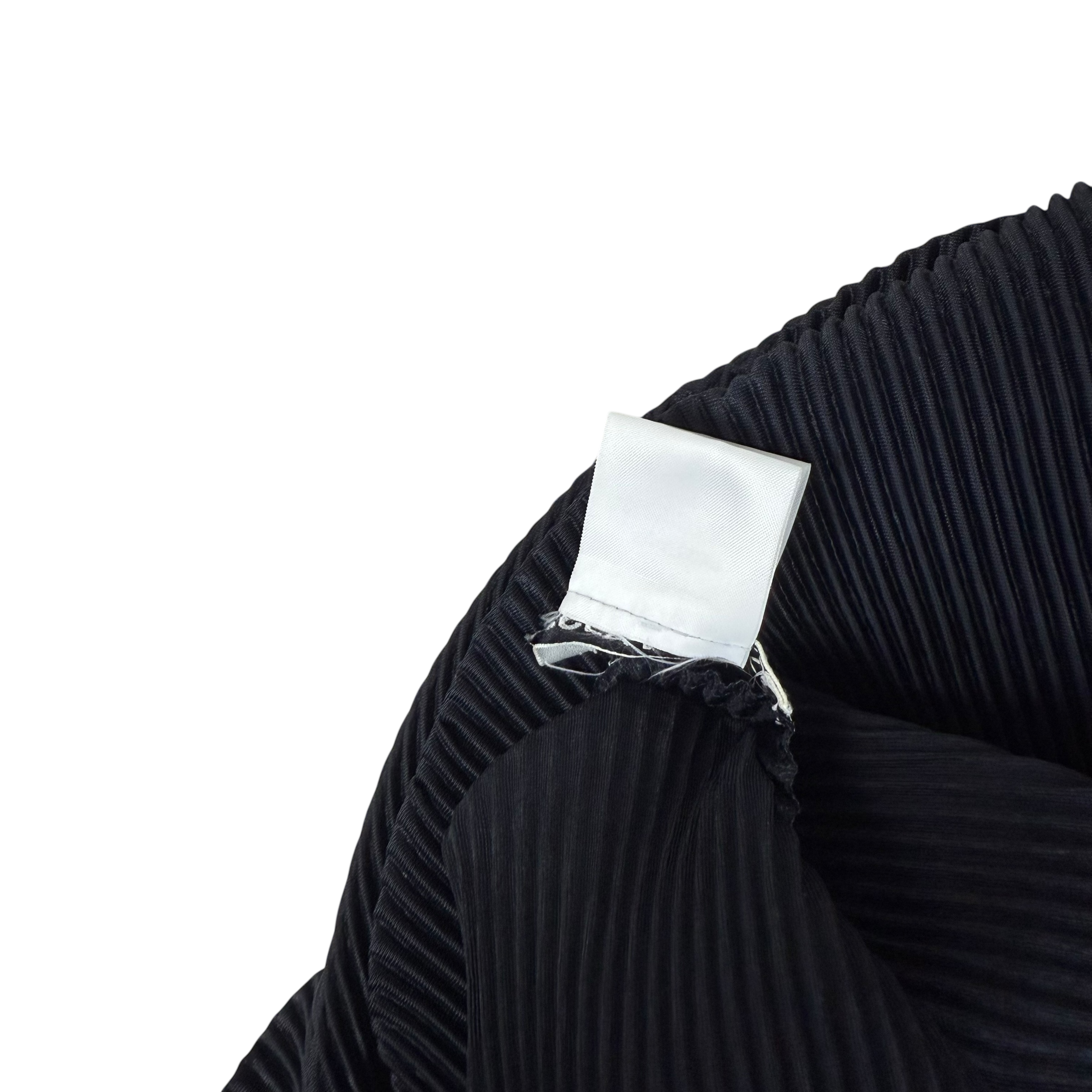 Issey Miyake Asymmetrical Pleated Dress Navy (Size 3)